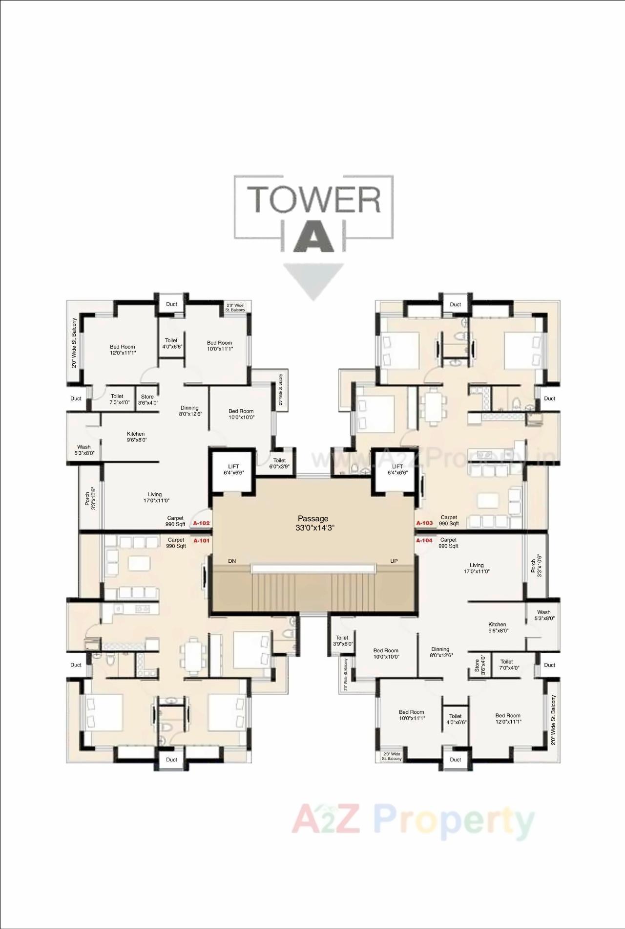 Layout of real estate project Silver Wood located at Motamava, Rajkot, Gujarat
