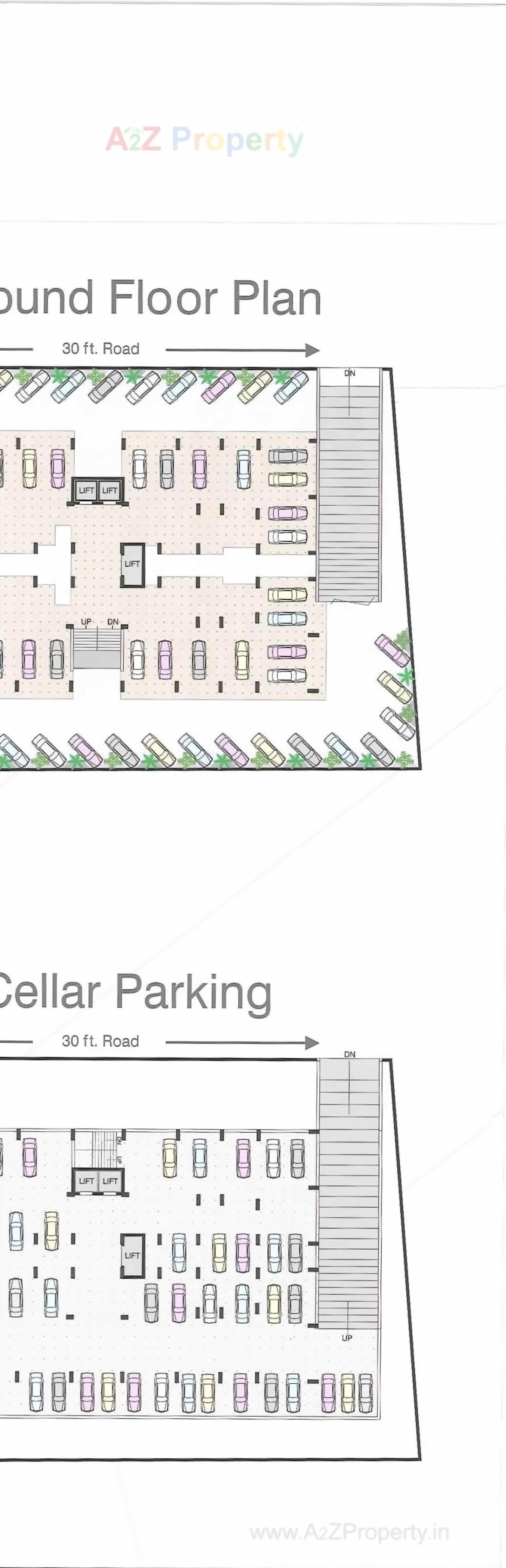 Layout of real estate project Sitara Height located at Madhapar, Rajkot, Gujarat