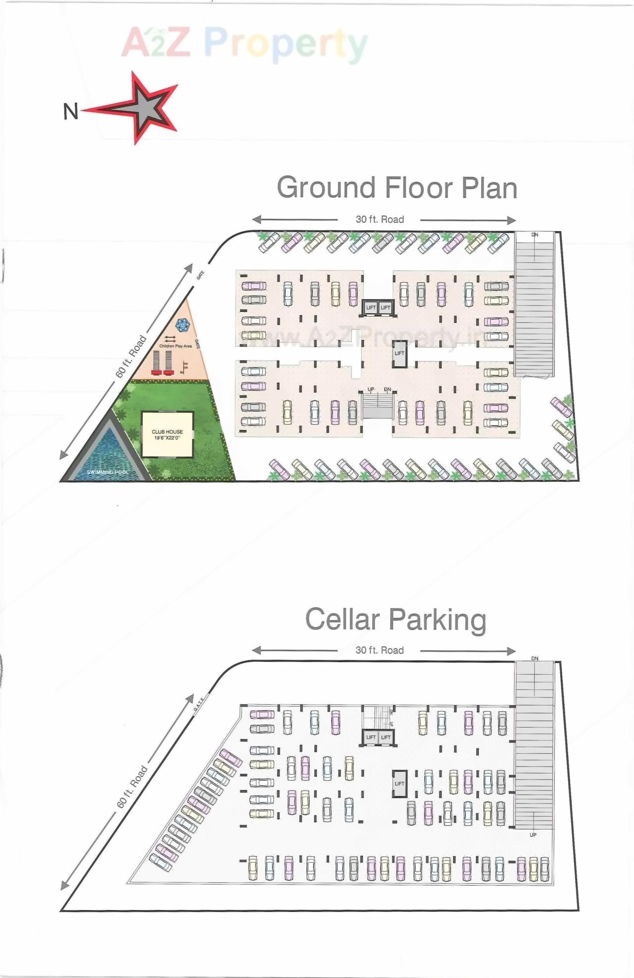  of real estate project Sitara Height located at Madhapar, Rajkot, Gujarat