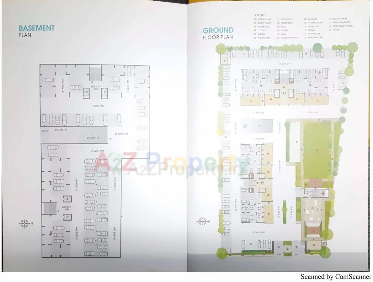 Layout of real estate project Sky Diamond located at Mavdi, Rajkot, Gujarat