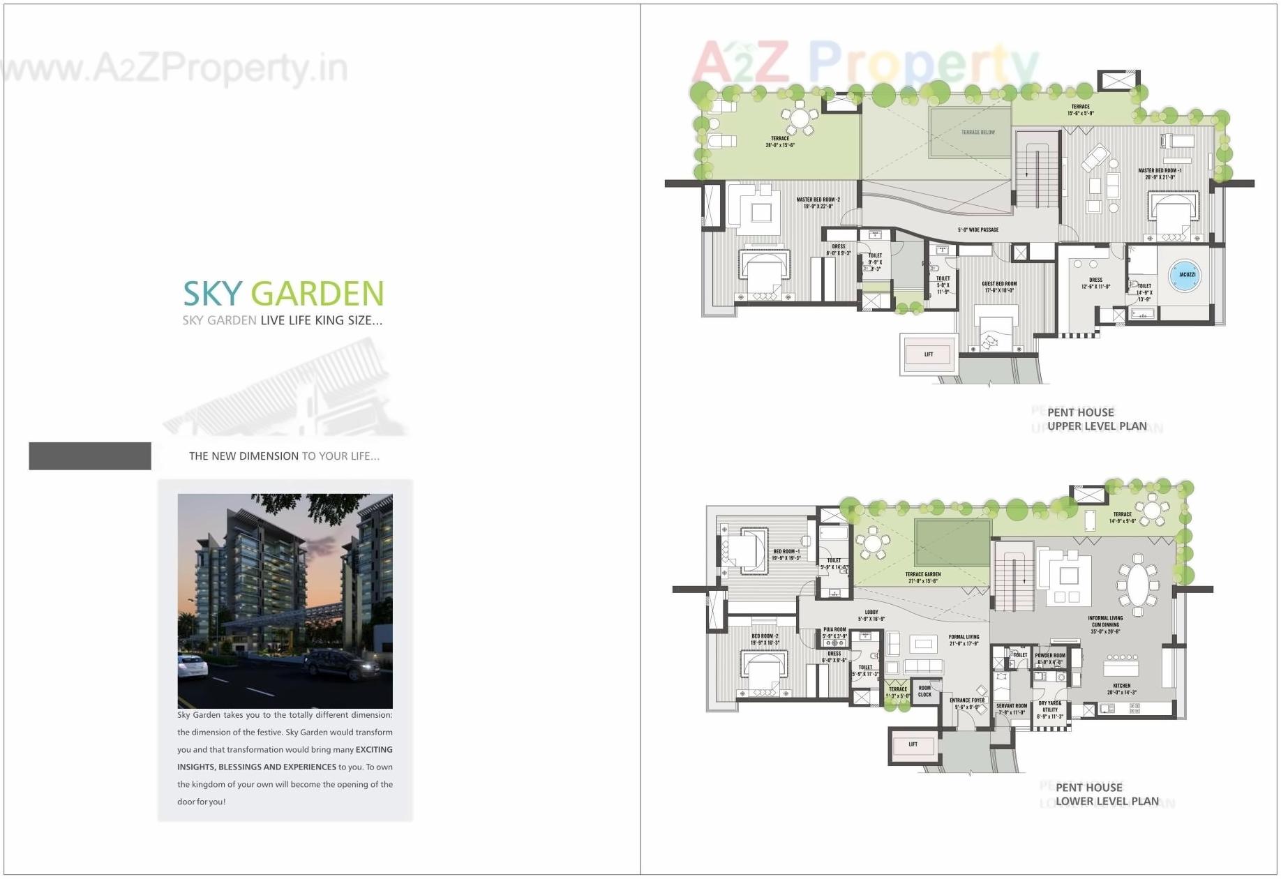 Layout of real estate project Sky Garden located at Rajkot, Rajkot, Gujarat
