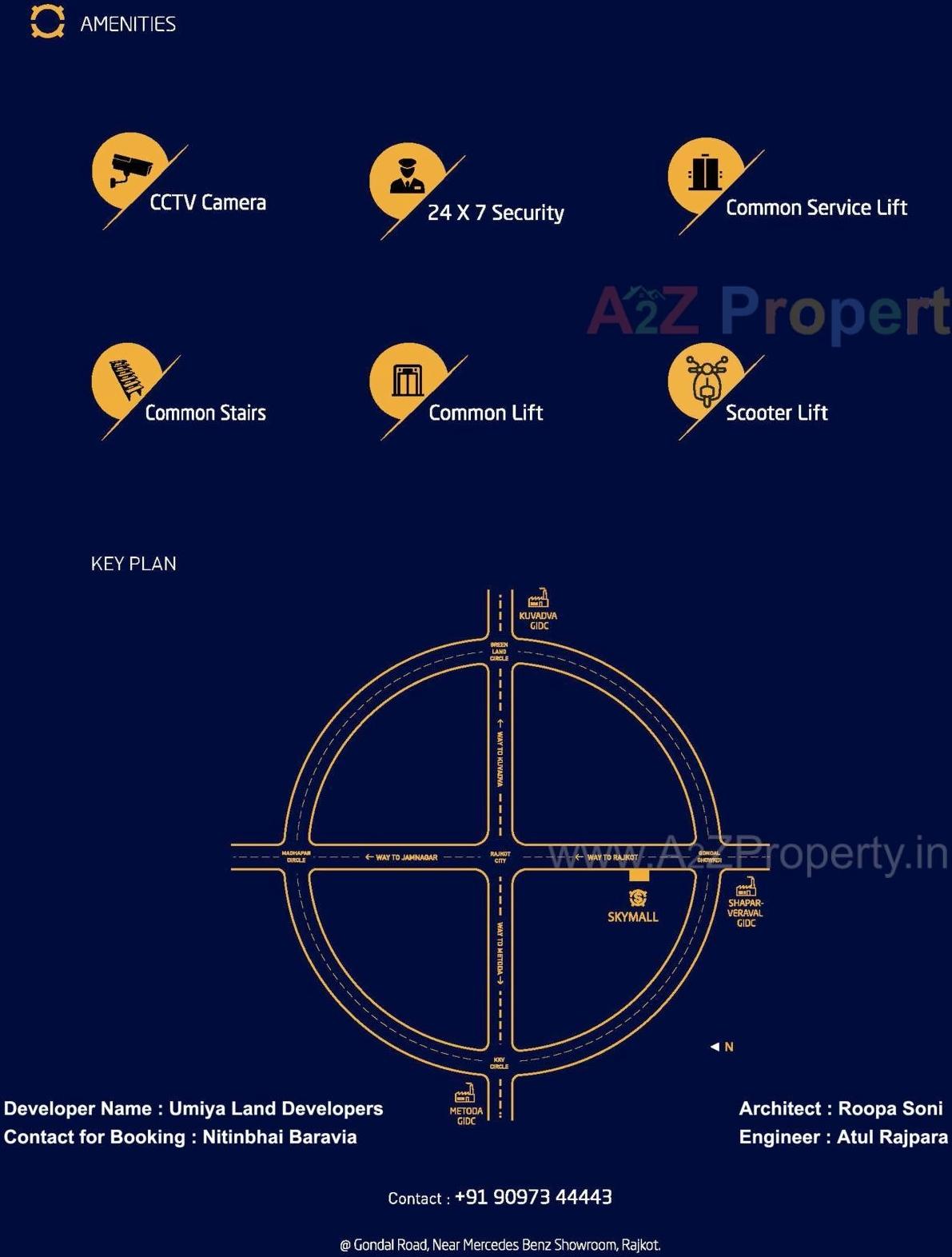  of real estate project Sky Mall located at Rajkot, Rajkot, Gujarat