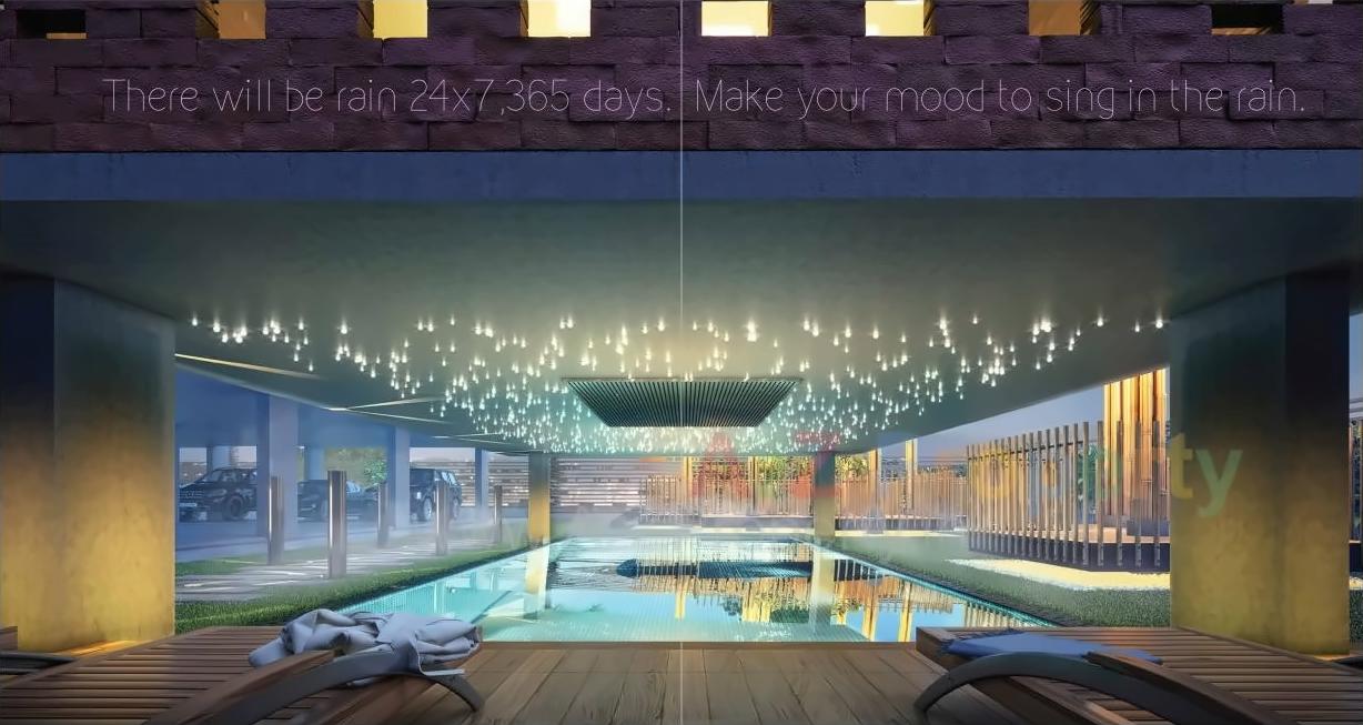 3D Elevation of real estate project Sky Udyaat located at Ghanteshwar, Rajkot, Gujarat