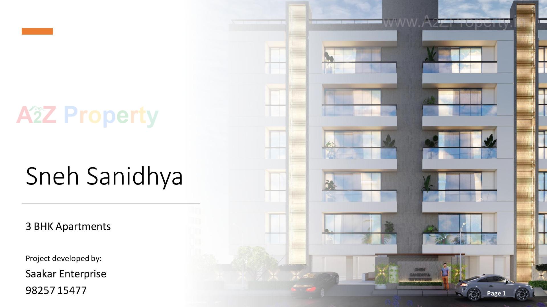 3D Elevation of real estate project Sneh Sanidhya located at Rajkot, Rajkot, Gujarat
