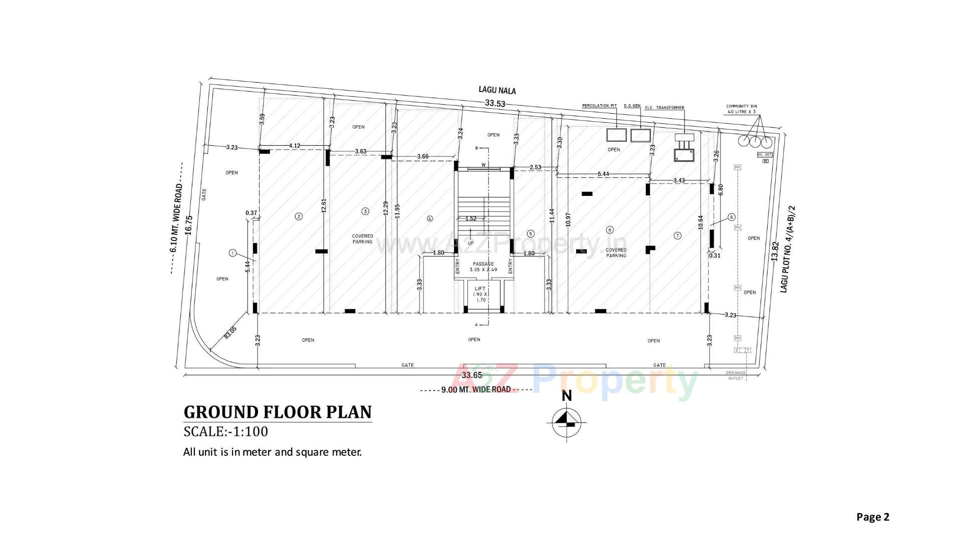Layout of real estate project Sneh Sanidhya located at Rajkot, Rajkot, Gujarat