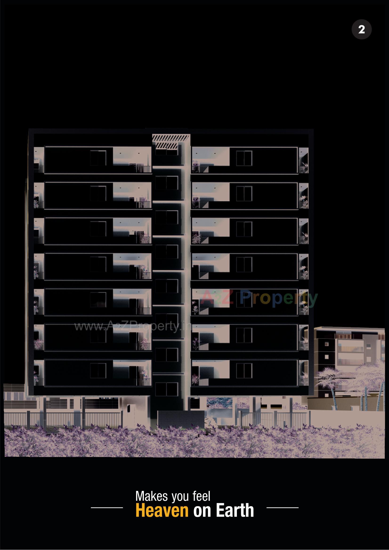 3D Elevation of real estate project Sonamahor Radha located at Mavdi, Rajkot, Gujarat