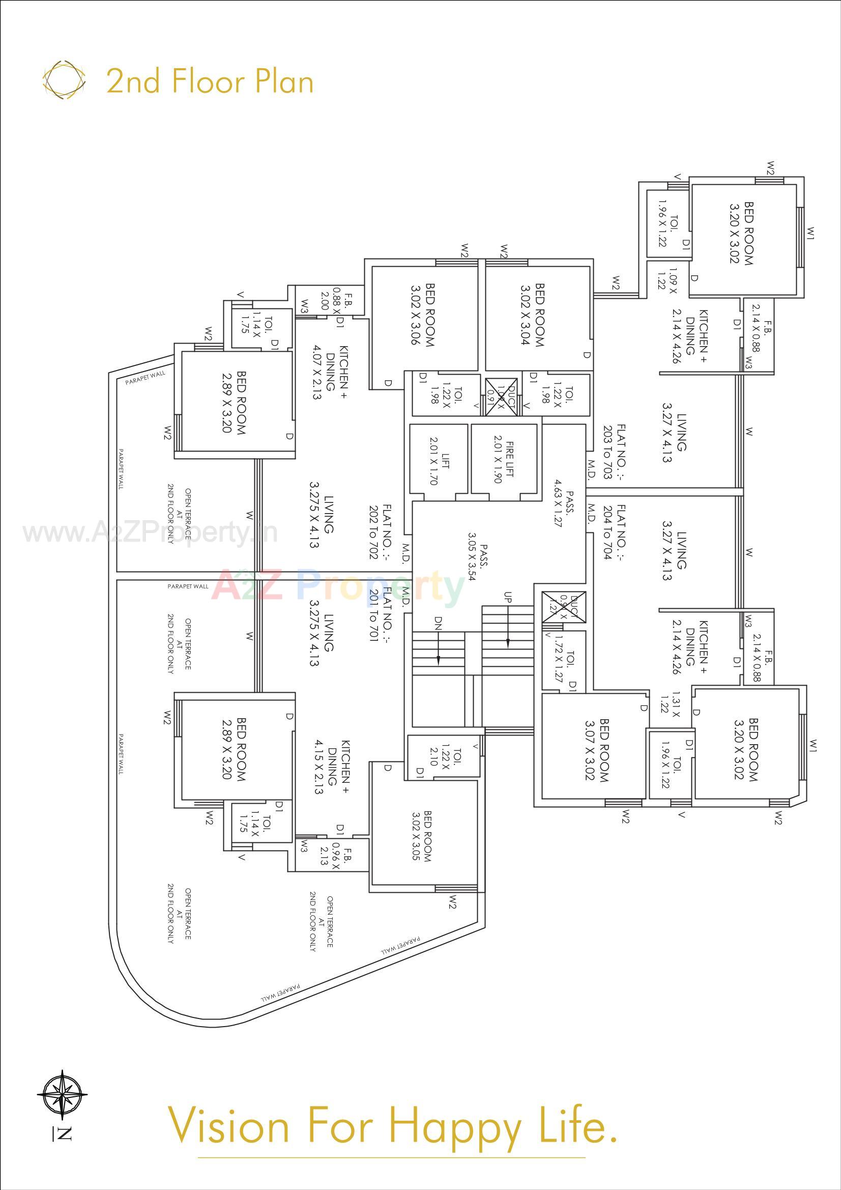 Layout of real estate project Sonamahor located at Mavdi, Rajkot, Gujarat