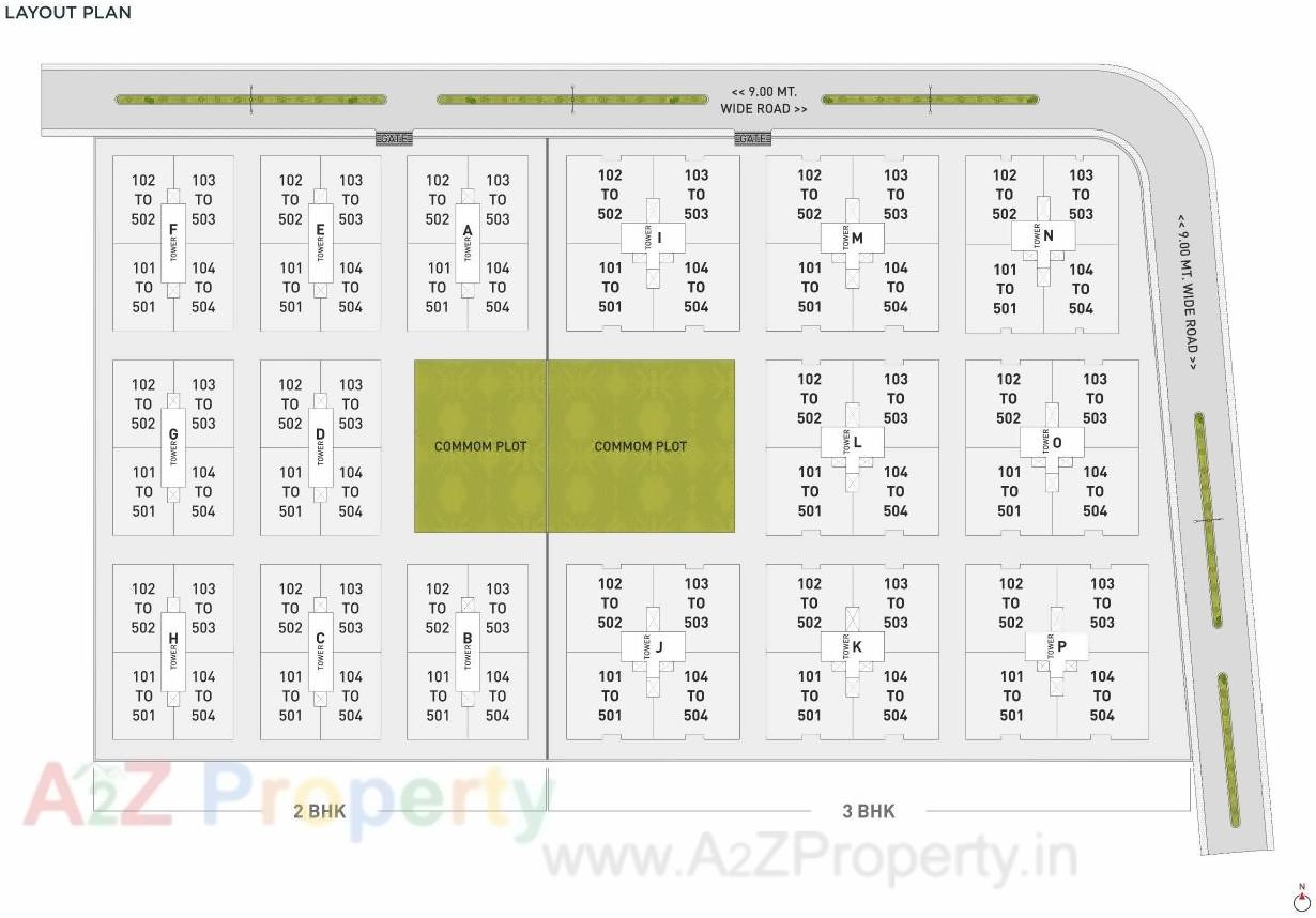 Layout of real estate project Sopan Elegance located at Rajkot, Rajkot, Gujarat