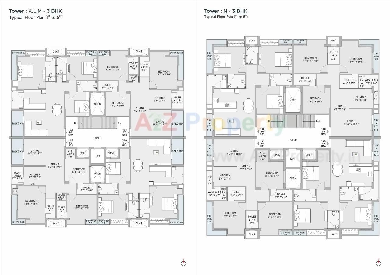 Layout of real estate project Sopan Elegance located at Rajkot, Rajkot, Gujarat
