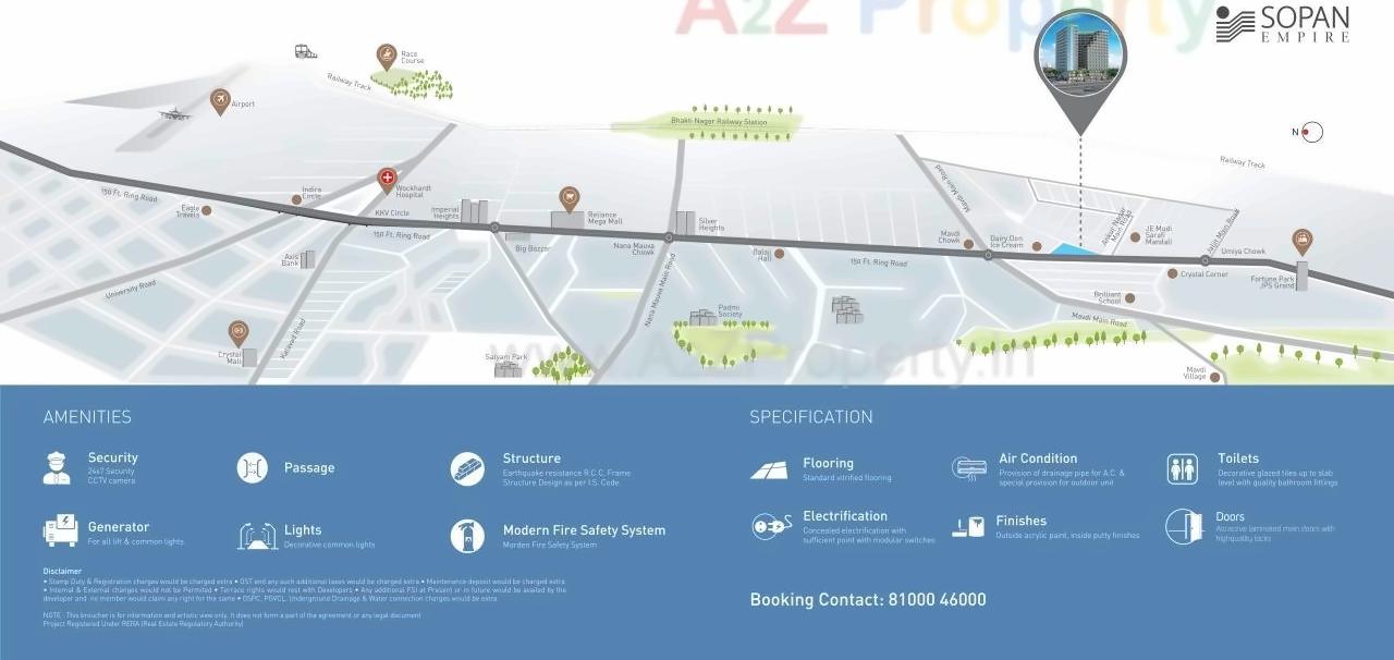  of real estate project Sopan Empire located at Mavdi, Rajkot, Gujarat