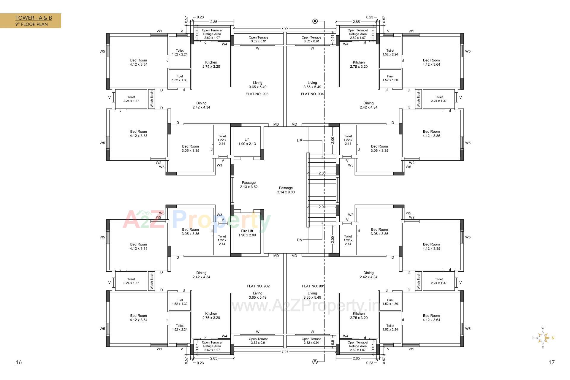 Layout of real estate project Speedwell Gold located at Mavdi, Rajkot, Gujarat