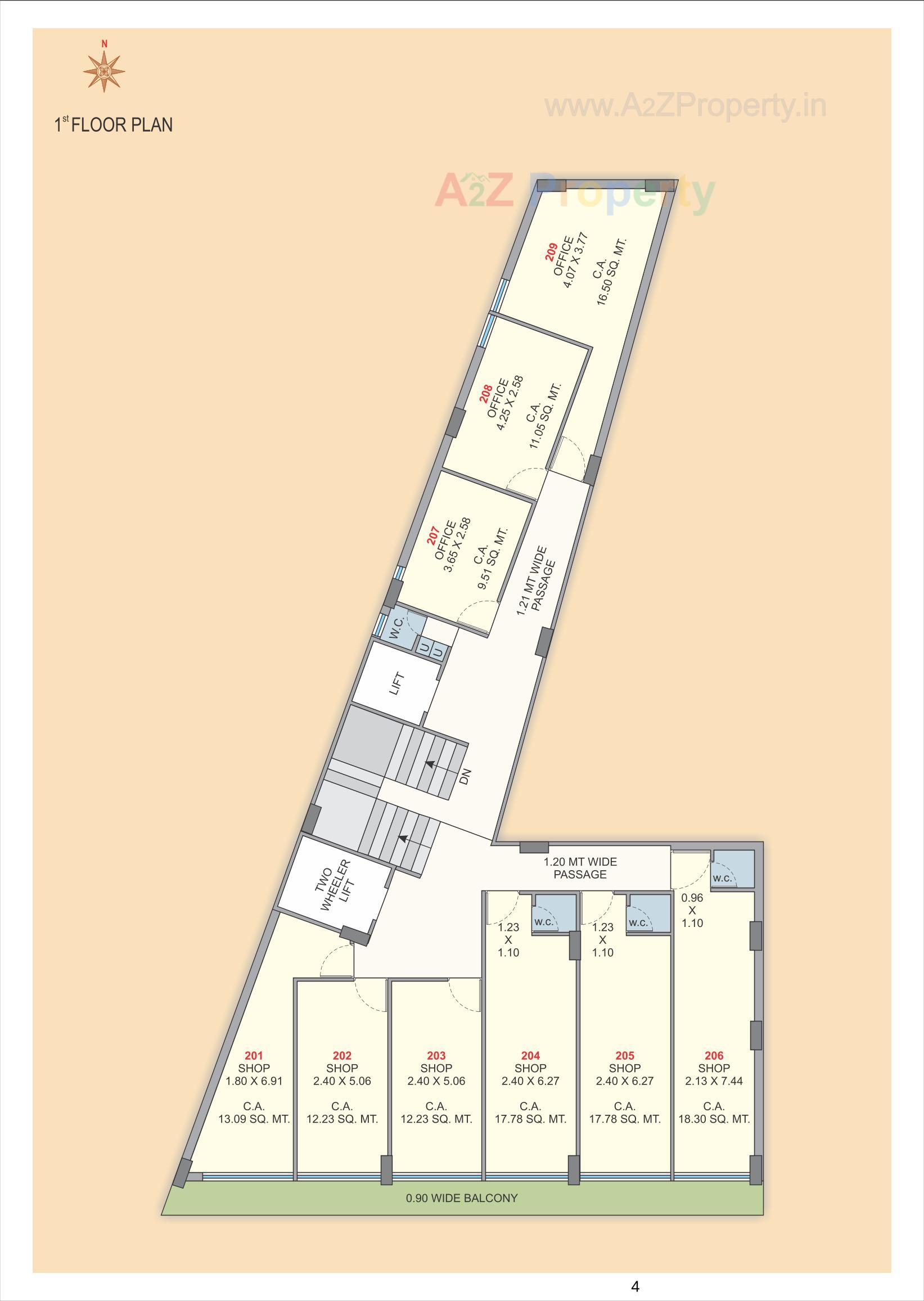 Layout of real estate project Status located at Rajkot, Rajkot, Gujarat