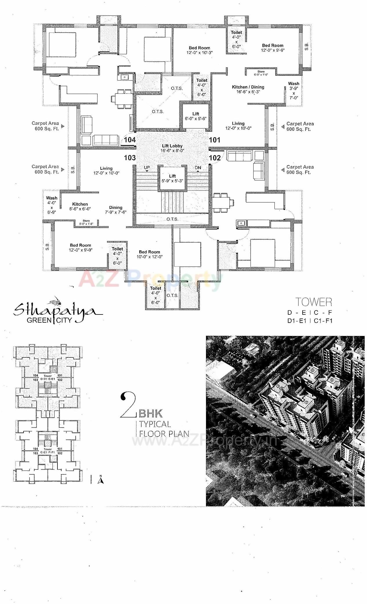 Layout of real estate project Sthapatya Green City located at Kangashiyali, Rajkot, Gujarat