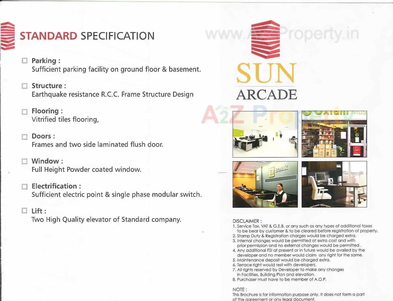  of real estate project Sun Arcade located at Rajkot, Rajkot, Gujarat