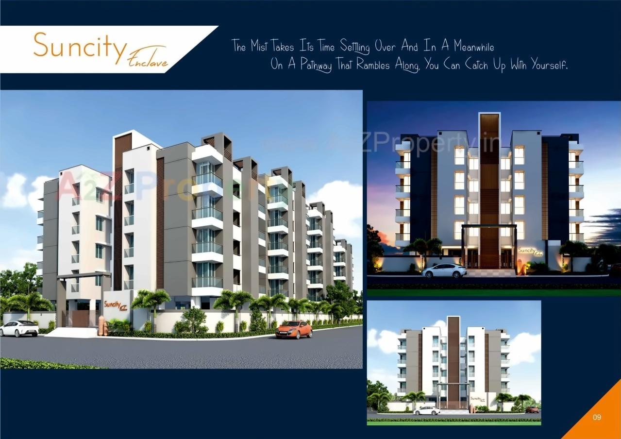 3D Elevation of real estate project Suncity Enclave located at Raiya, Rajkot, Gujarat