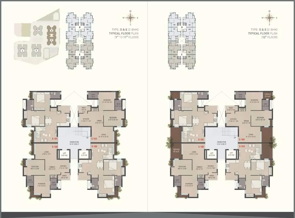 Layout of real estate project Suncity Heaven located at Raiya, Rajkot, Gujarat