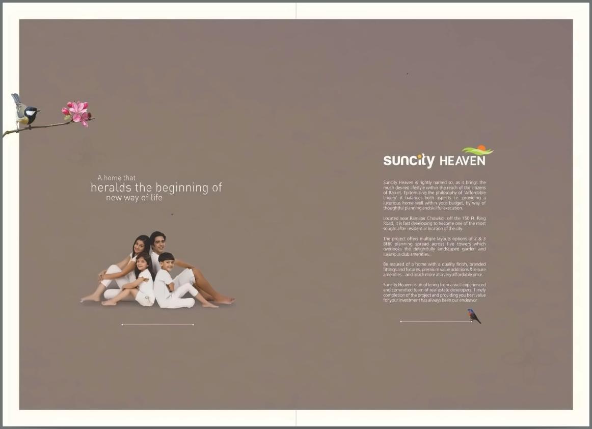  of real estate project Suncity Heaven located at Raiya, Rajkot, Gujarat
