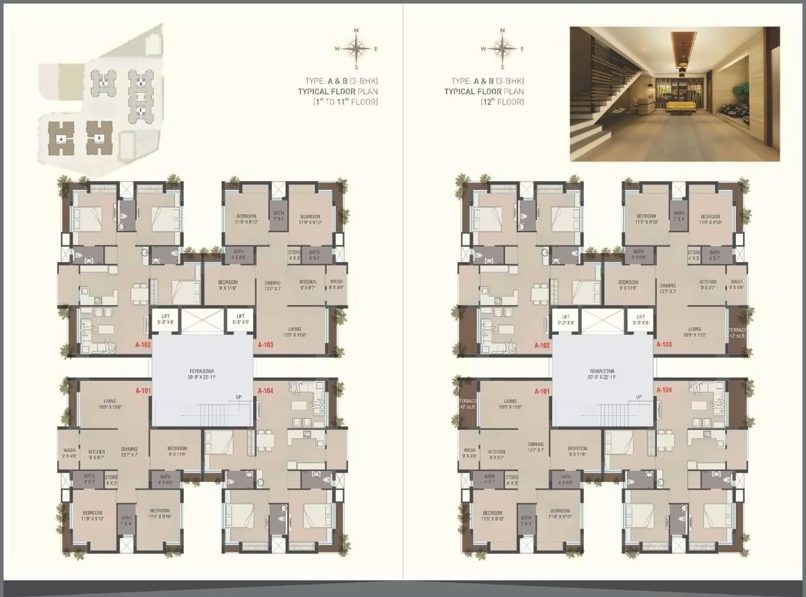 Layout of real estate project Suncity Heaven located at Raiya, Rajkot, Gujarat