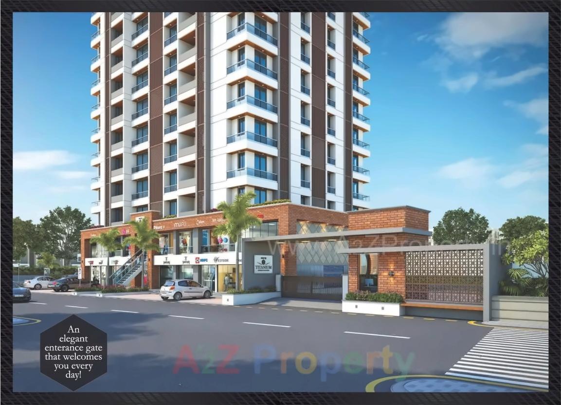 3D Elevation of real estate project Suncity Titanium located at Rajkot, Rajkot, Gujarat