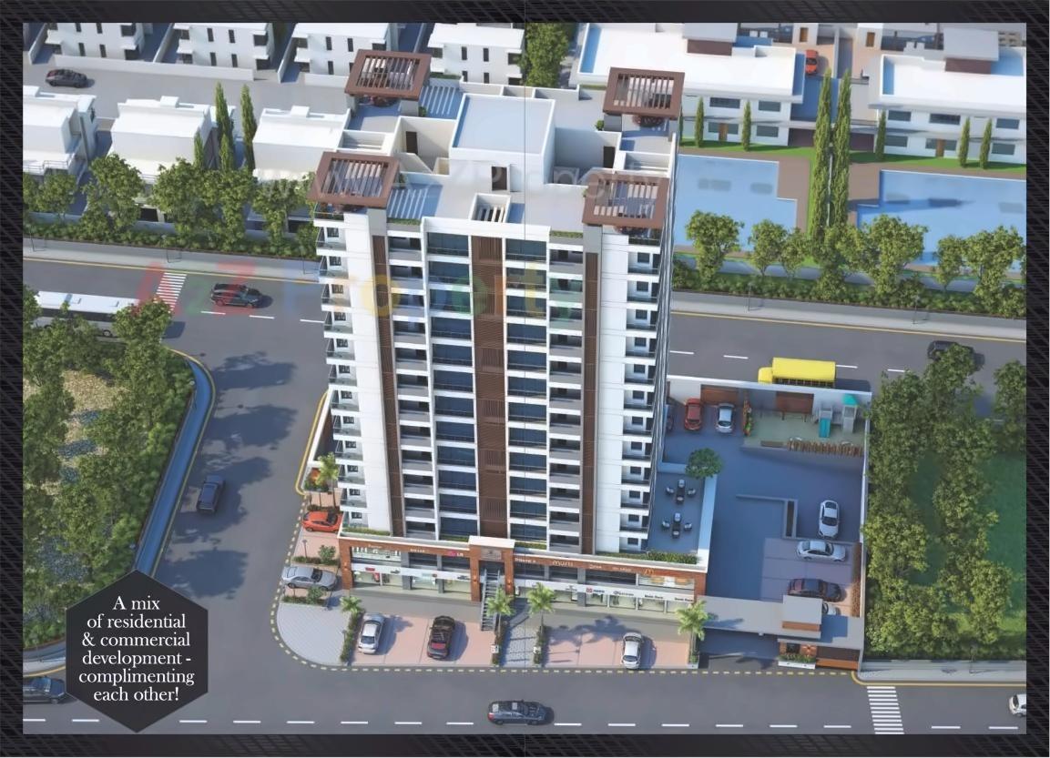 3D Elevation of real estate project Suncity Titanium located at Rajkot, Rajkot, Gujarat