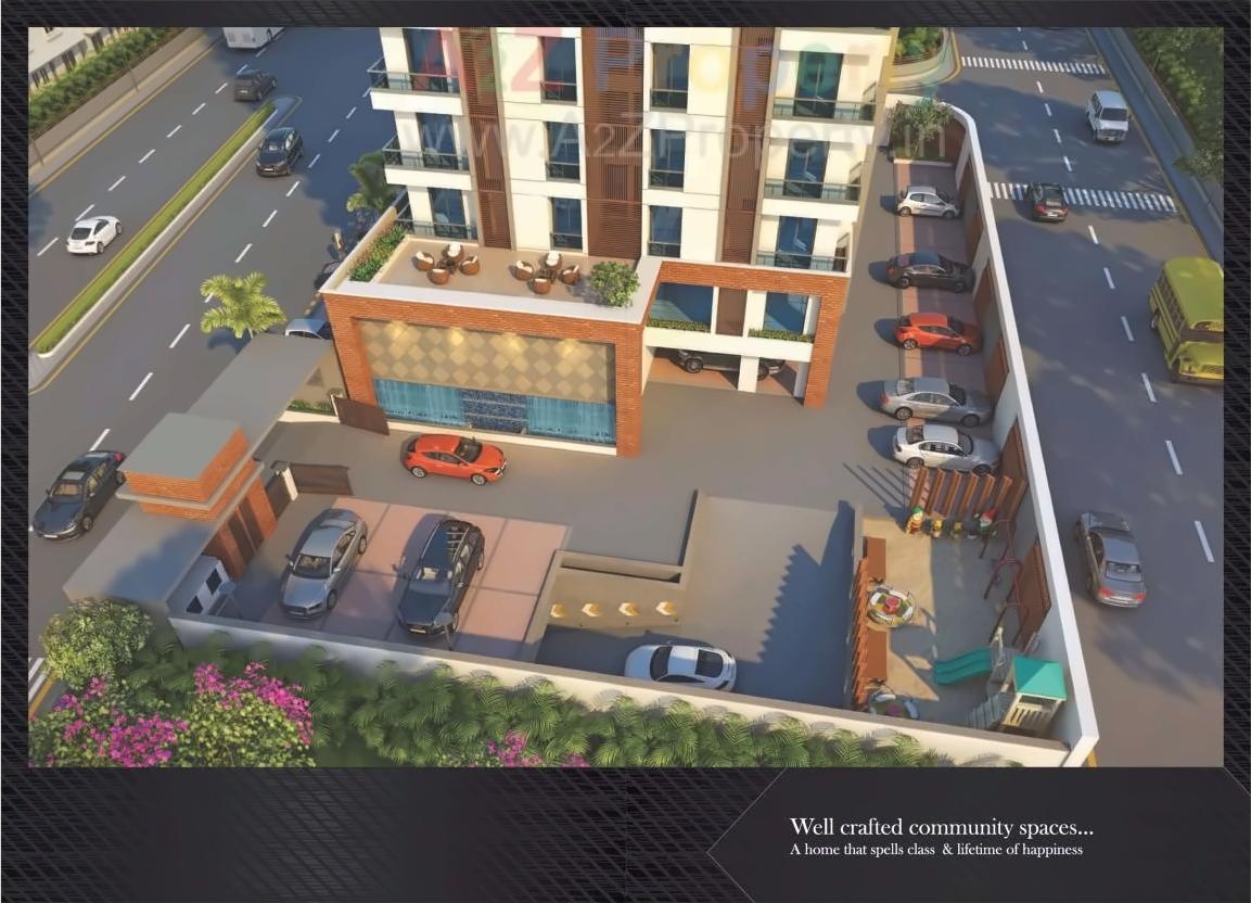 3D Elevation of real estate project Suncity Titanium located at Rajkot, Rajkot, Gujarat