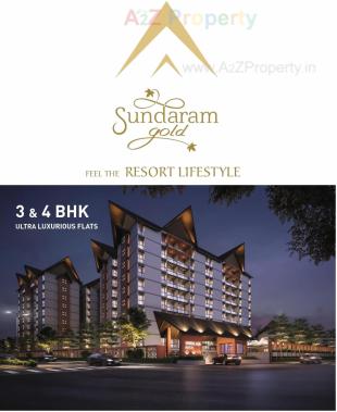 Elevation of real estate project Sundaram Gold located at Madhapar, Rajkot, Gujarat
