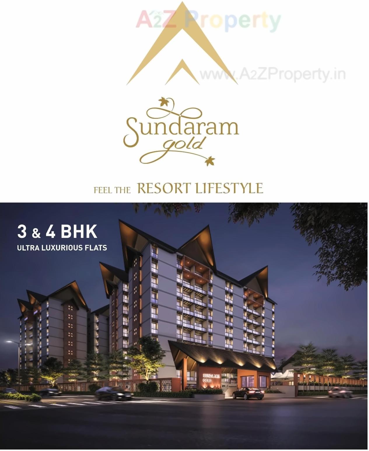 3D Elevation of real estate project Sundaram Gold located at Madhapar, Rajkot, Gujarat