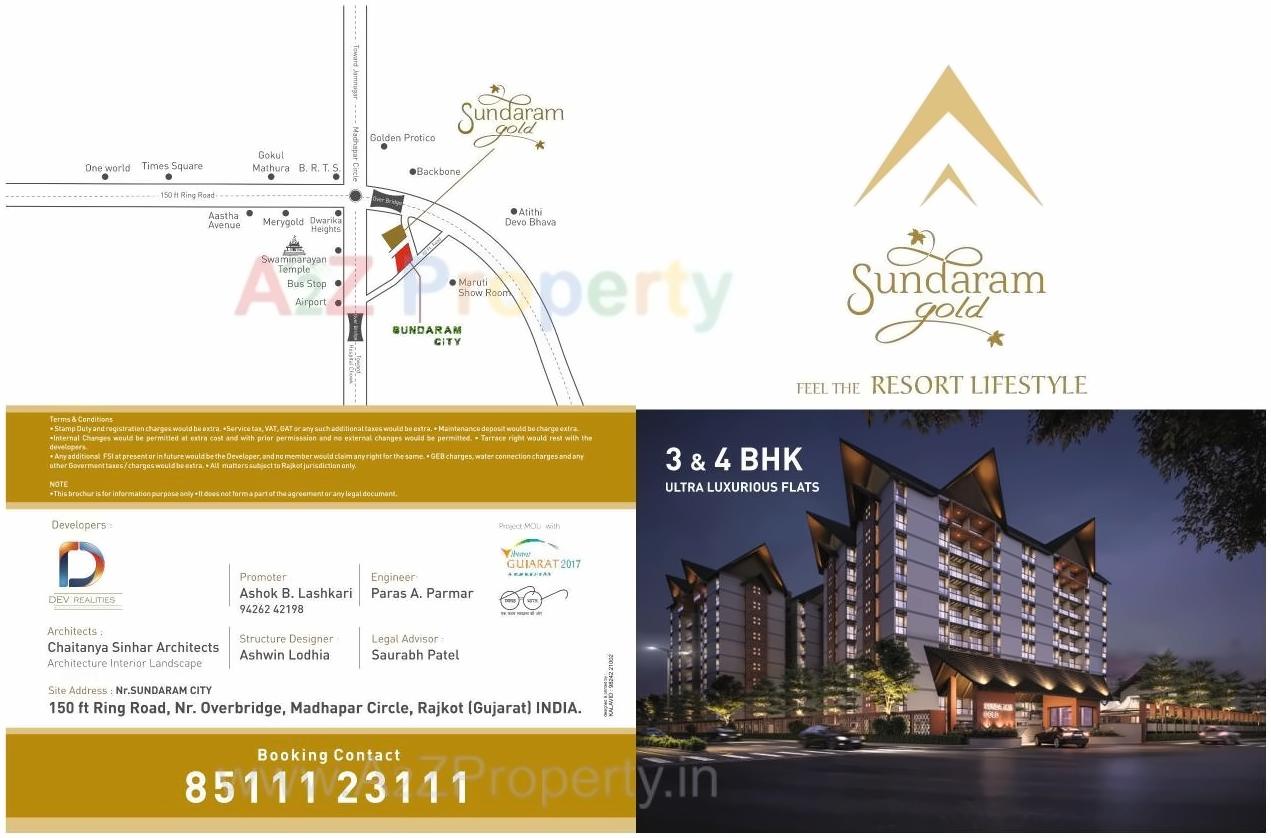  of real estate project Sundaram Gold located at Madhapar, Rajkot, Gujarat