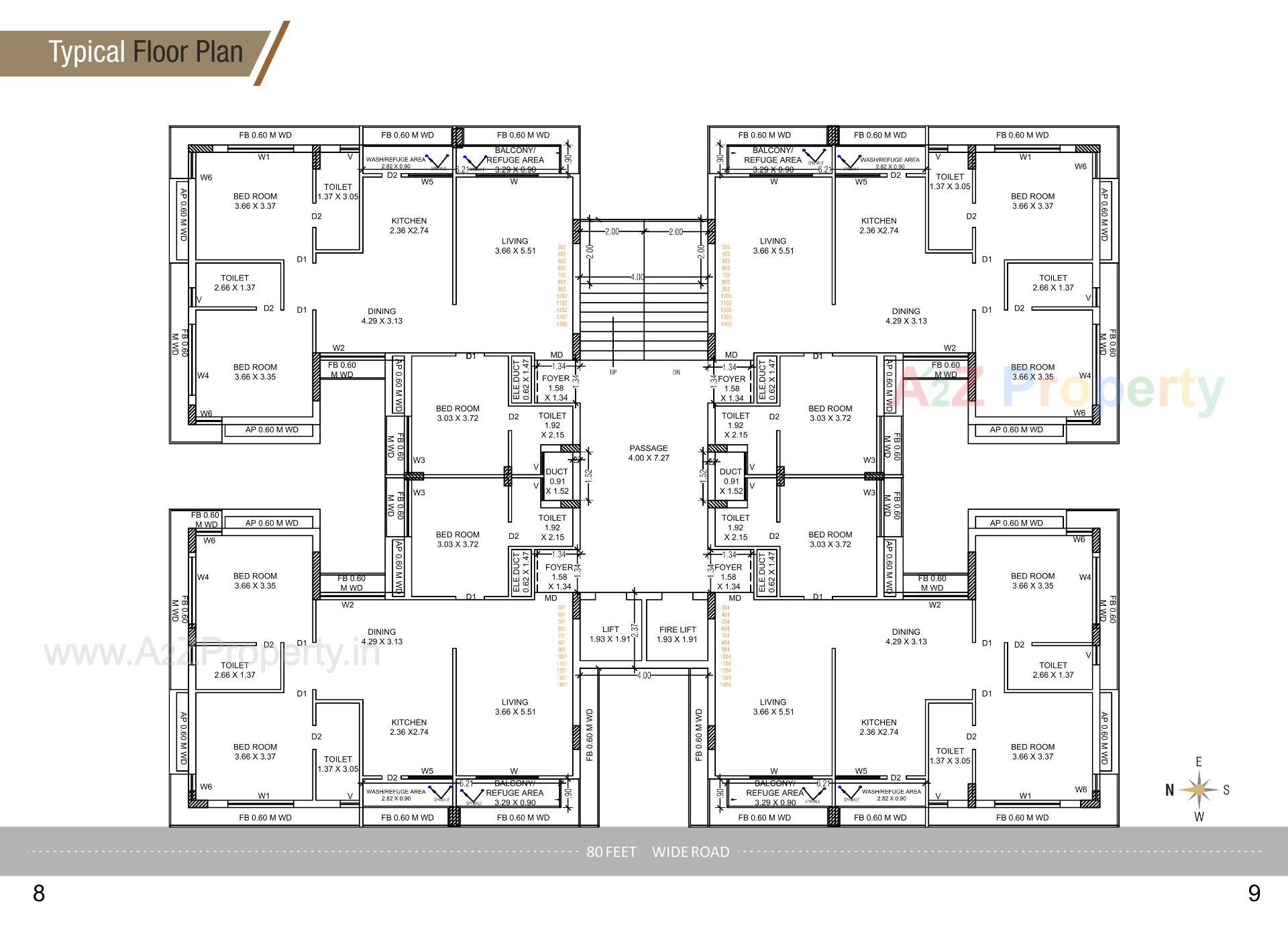 Layout of real estate project Sunflower Heights located at Ronki, Rajkot, Gujarat