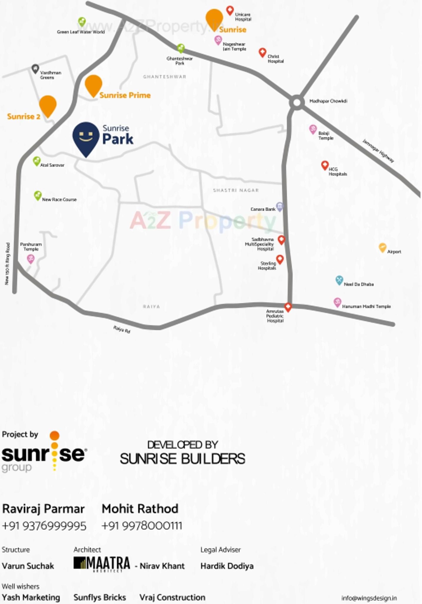  of real estate project Sunrise Park located at Ghanteswar, Rajkot, Gujarat