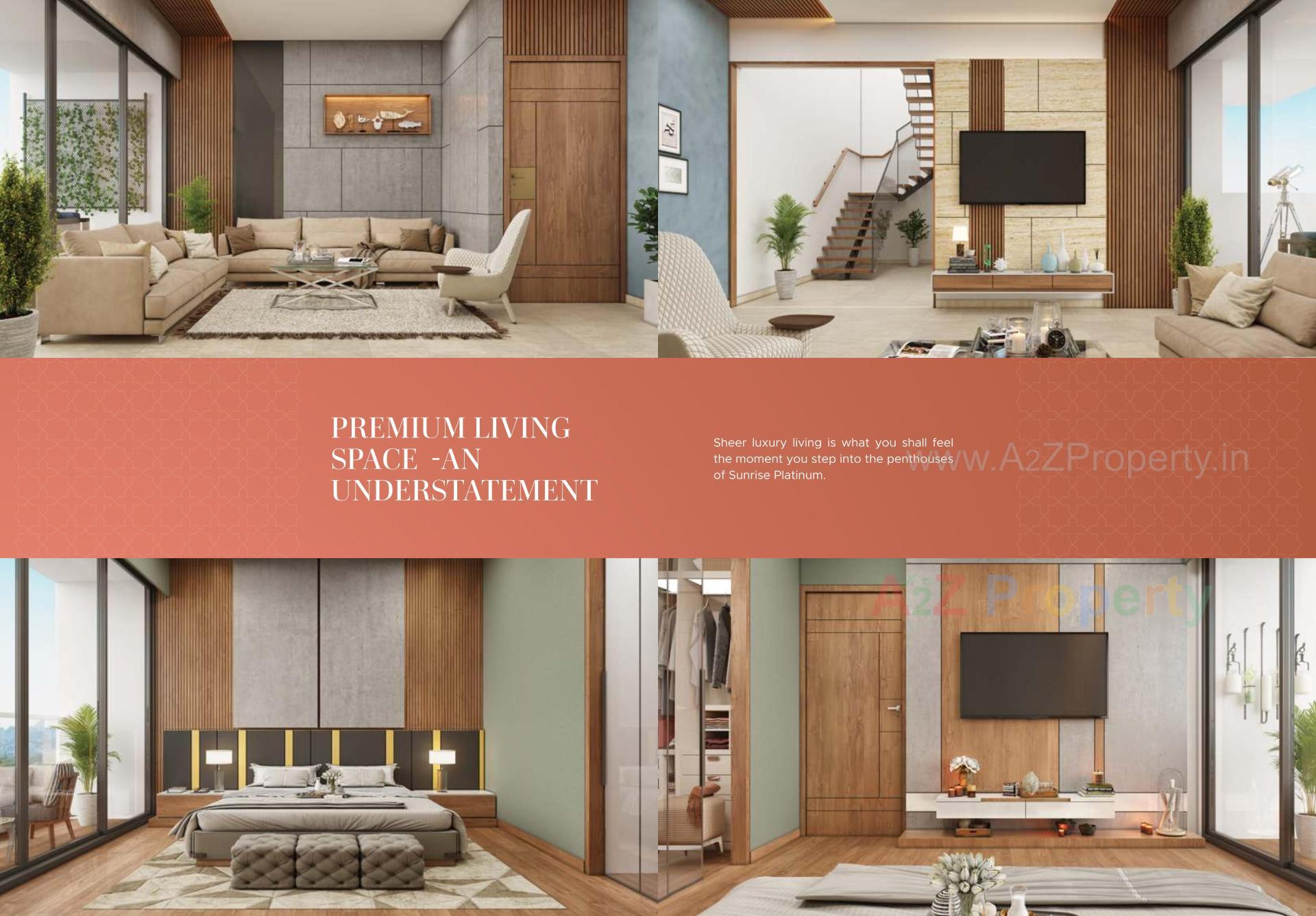 3D Elevation of real estate project Sunrise Platinum located at Ghanteshwar, Rajkot, Gujarat