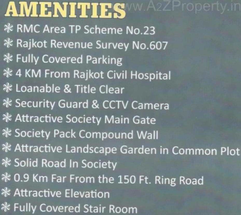 Amenities of Sunrise Residency