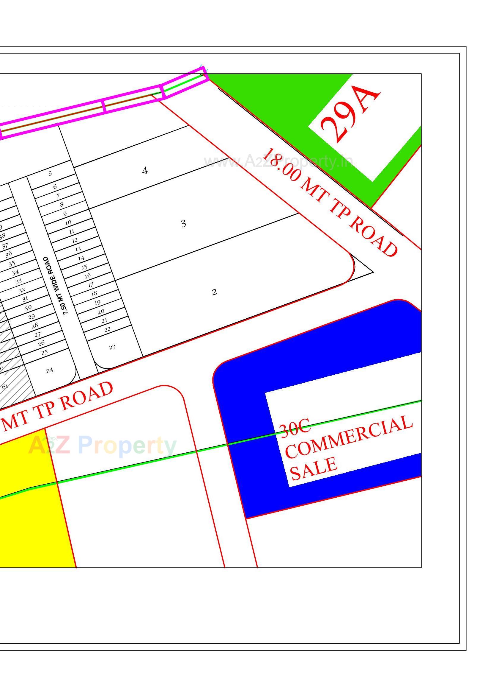 Layout of real estate project Sunrise Residency located at Rajkot, Rajkot, Gujarat