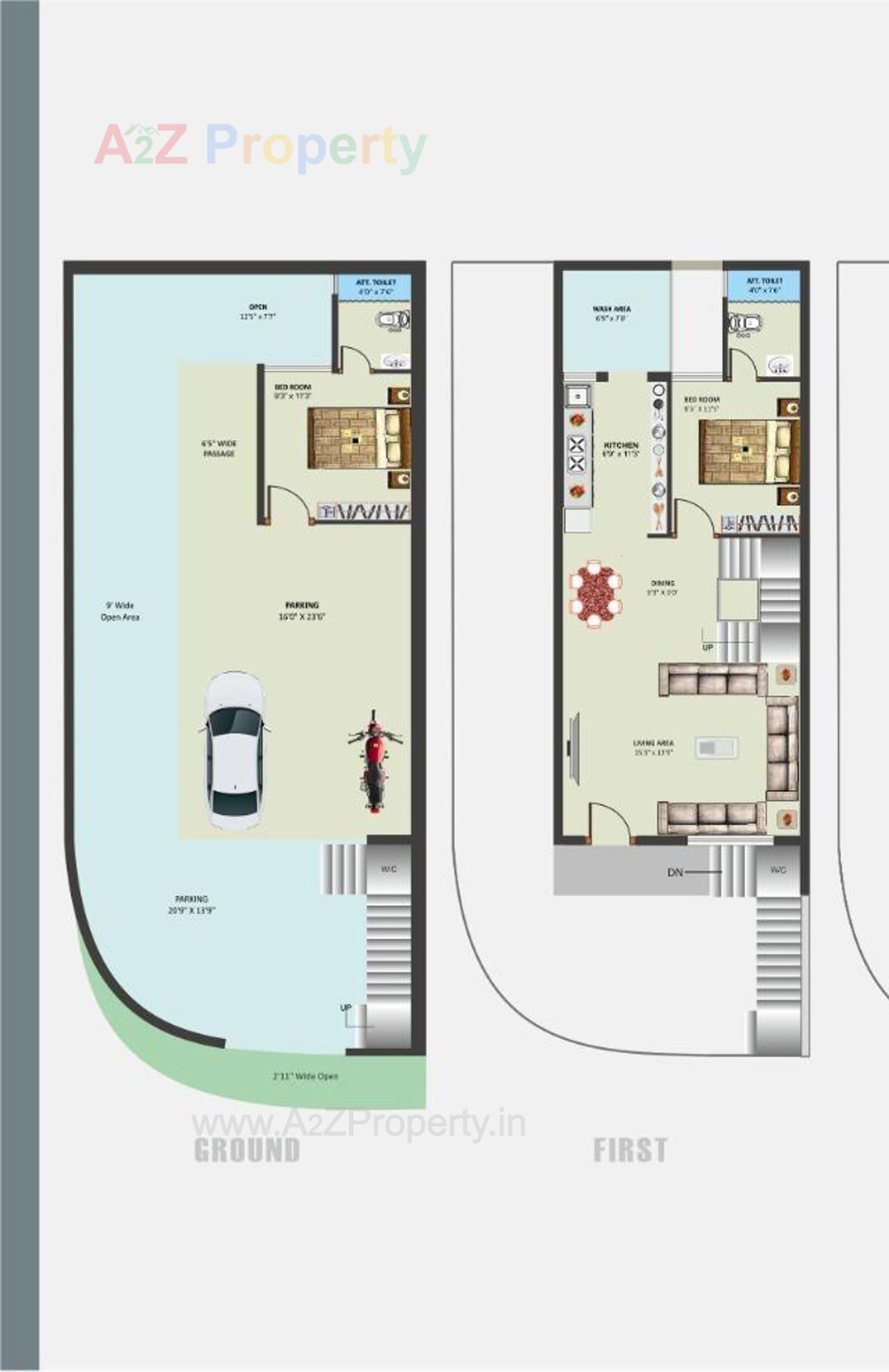 Layout of real estate project Sunrise Residency located at Rajkot, Rajkot, Gujarat
