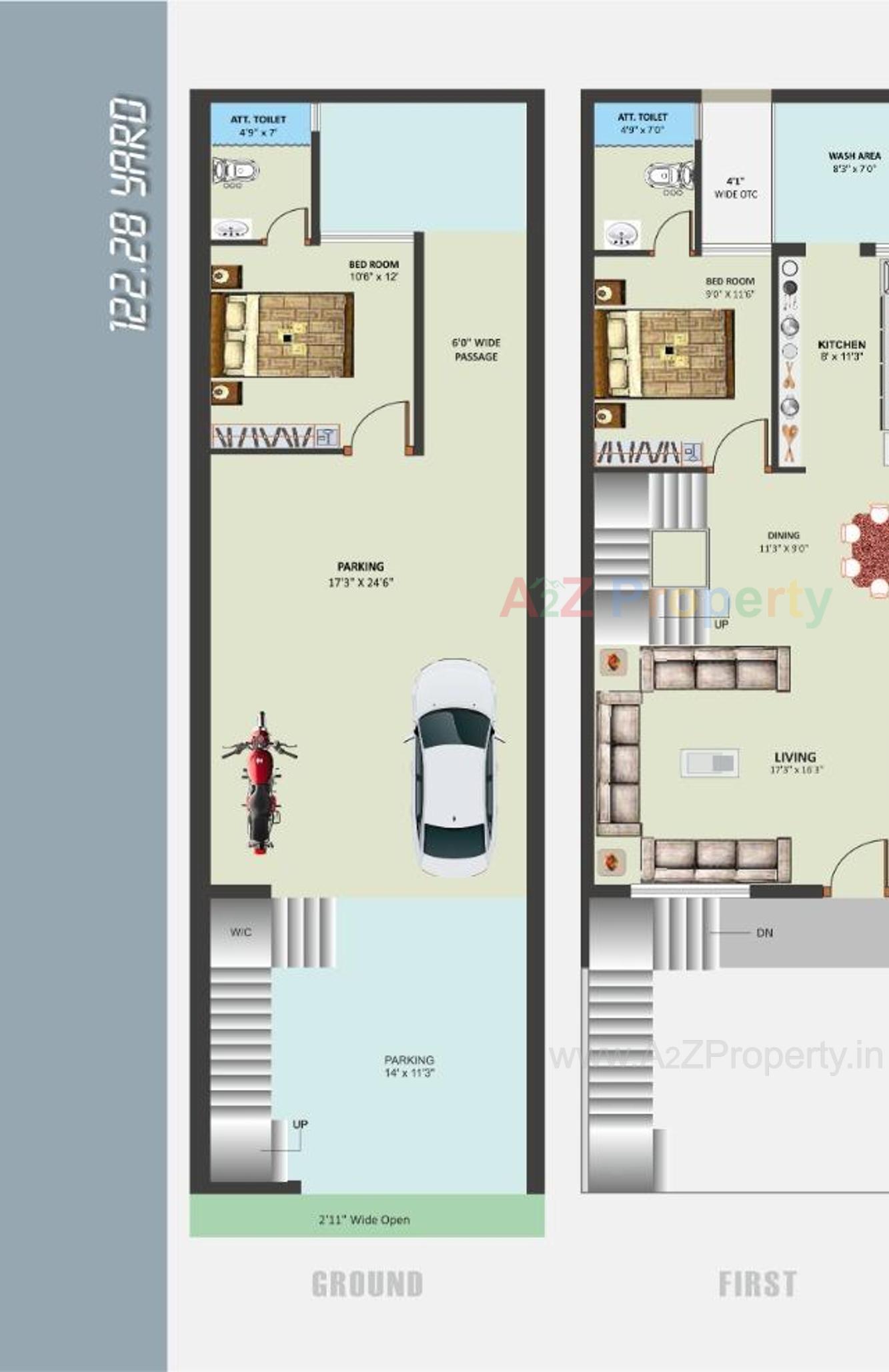 Layout of real estate project Sunrise Residency located at Rajkot, Rajkot, Gujarat