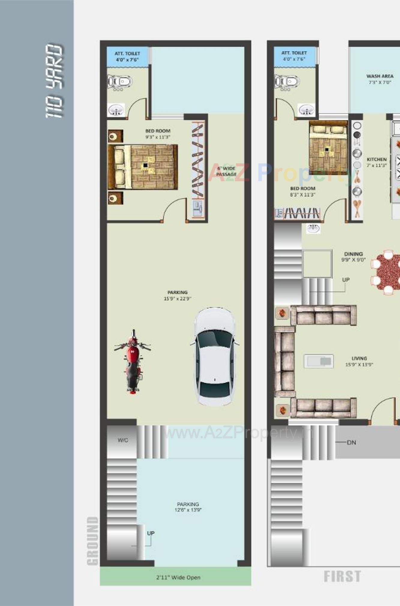 Layout of real estate project Sunrise Residency located at Rajkot, Rajkot, Gujarat