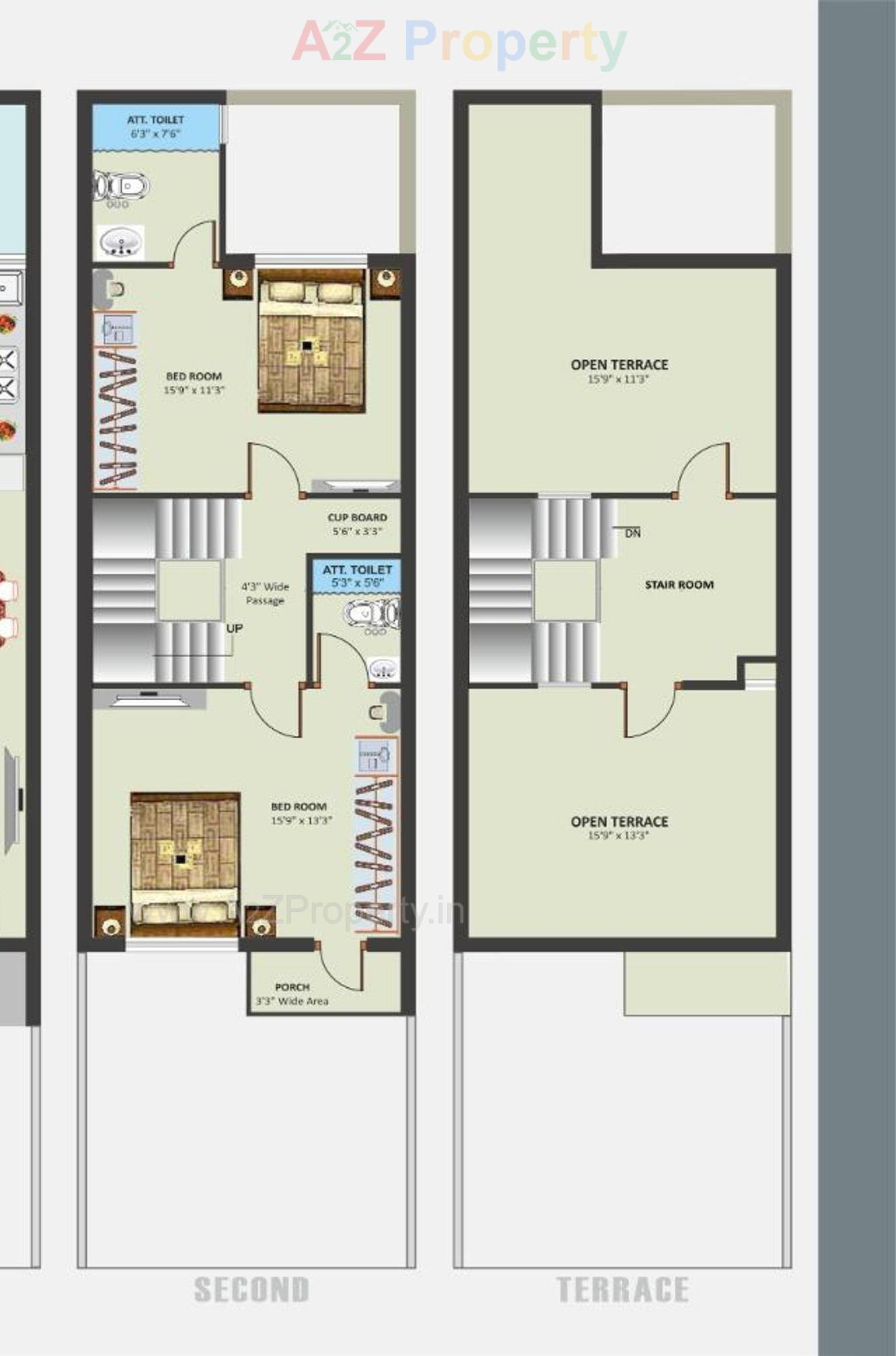 Layout of real estate project Sunrise Residency located at Rajkot, Rajkot, Gujarat