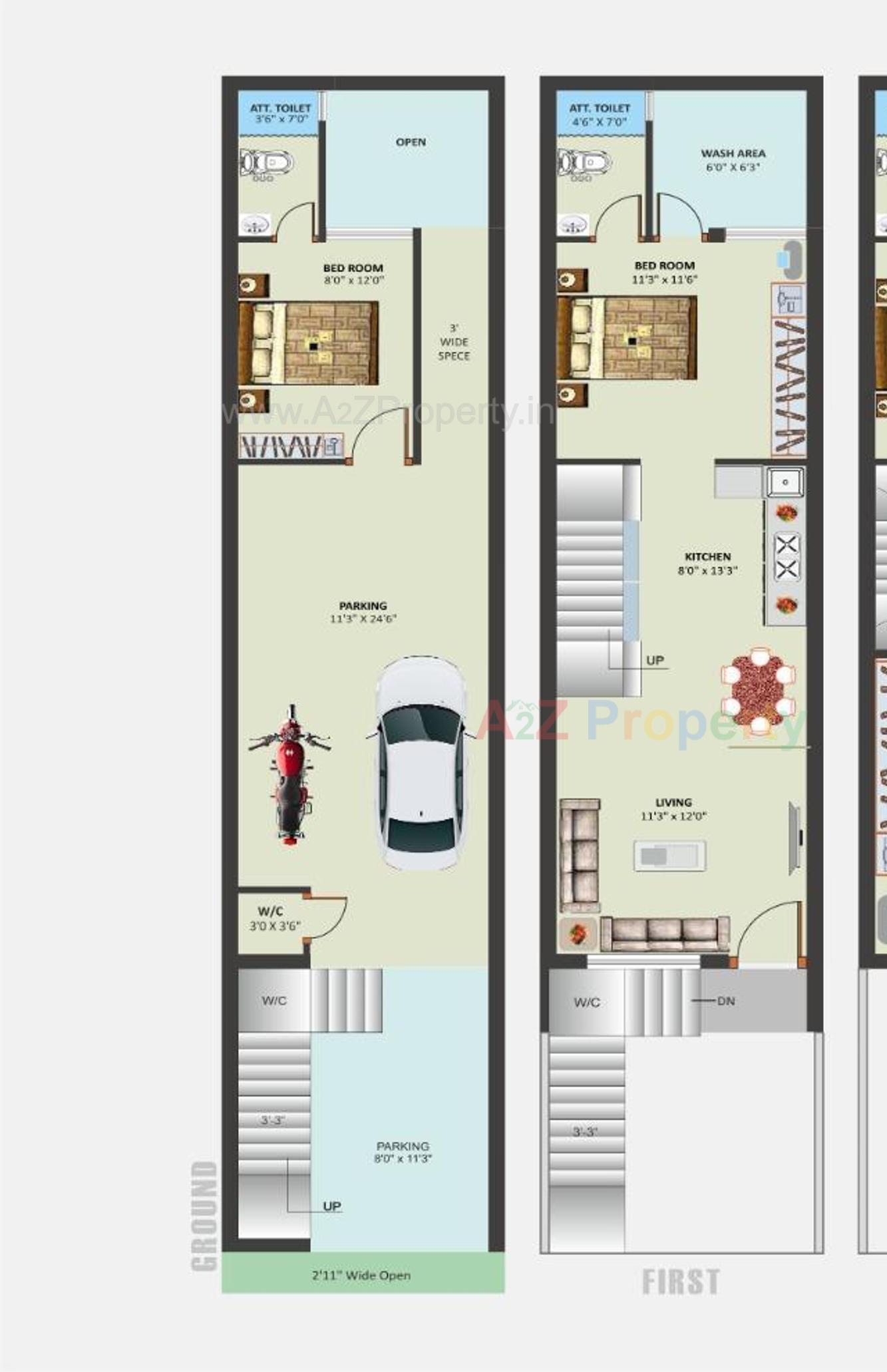 Layout of real estate project Sunrise Residency located at Rajkot, Rajkot, Gujarat