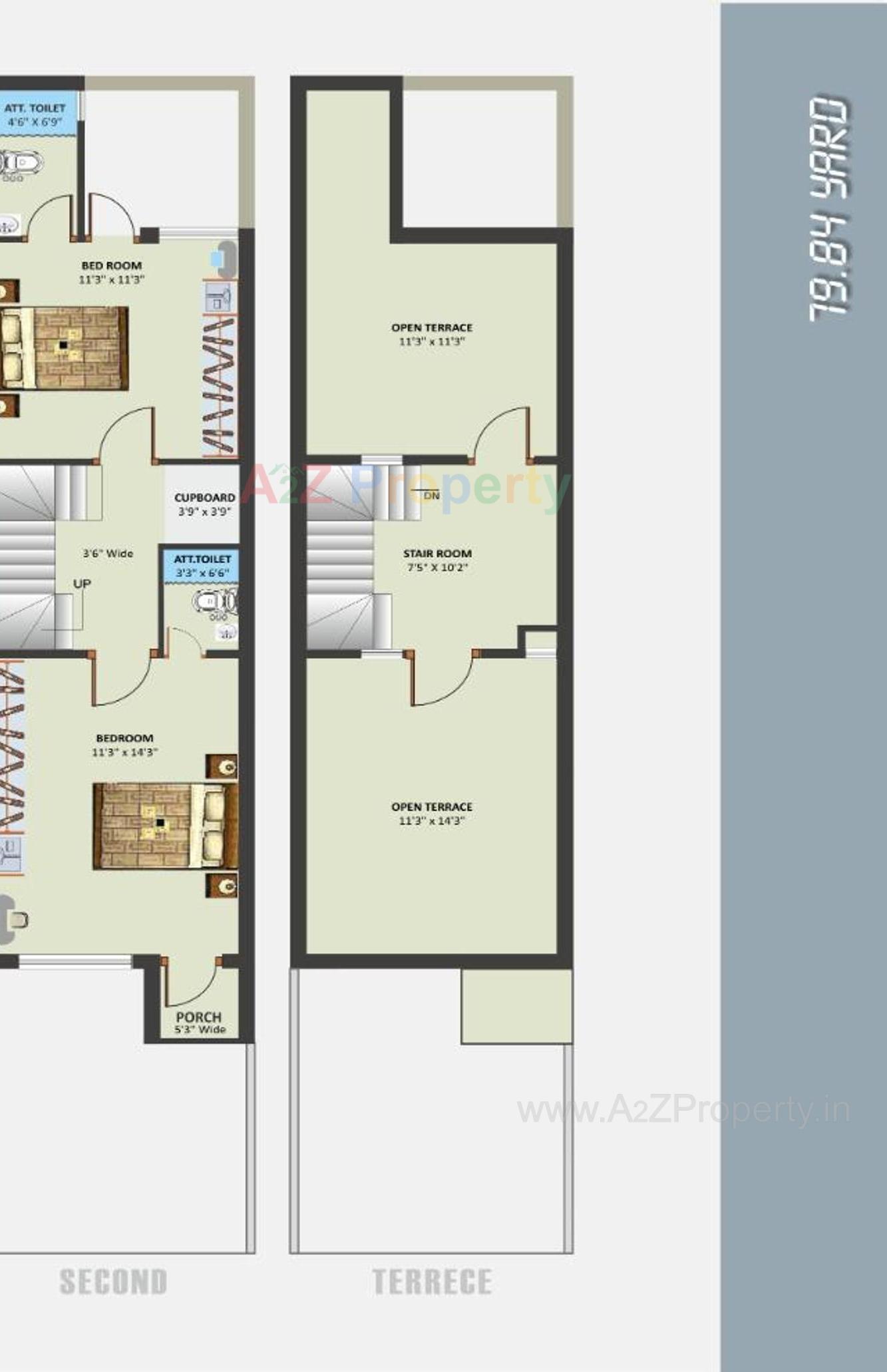 Layout of real estate project Sunrise Residency located at Rajkot, Rajkot, Gujarat
