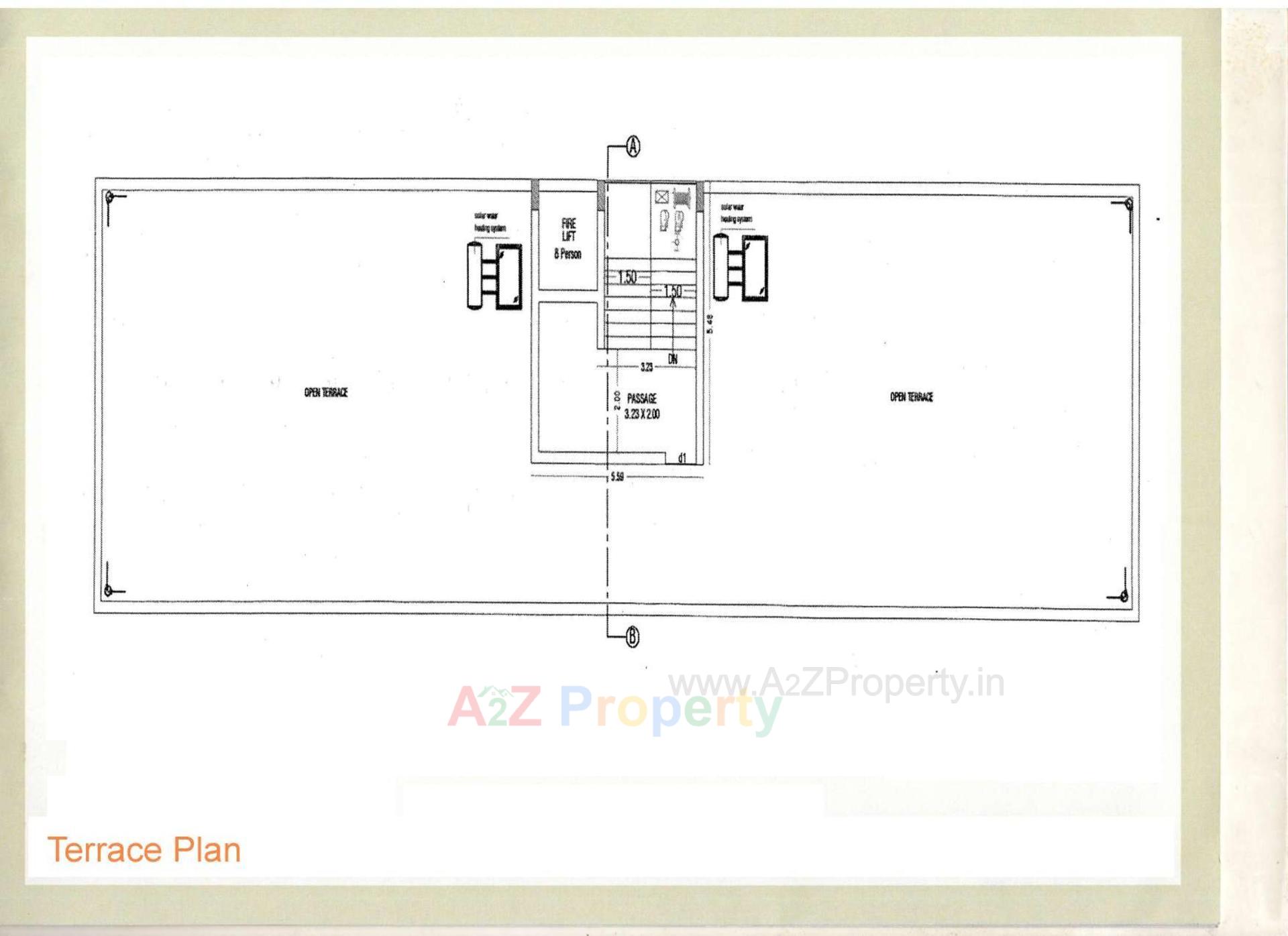 Layout of real estate project Sunrise located at Raiya, Rajkot, Gujarat