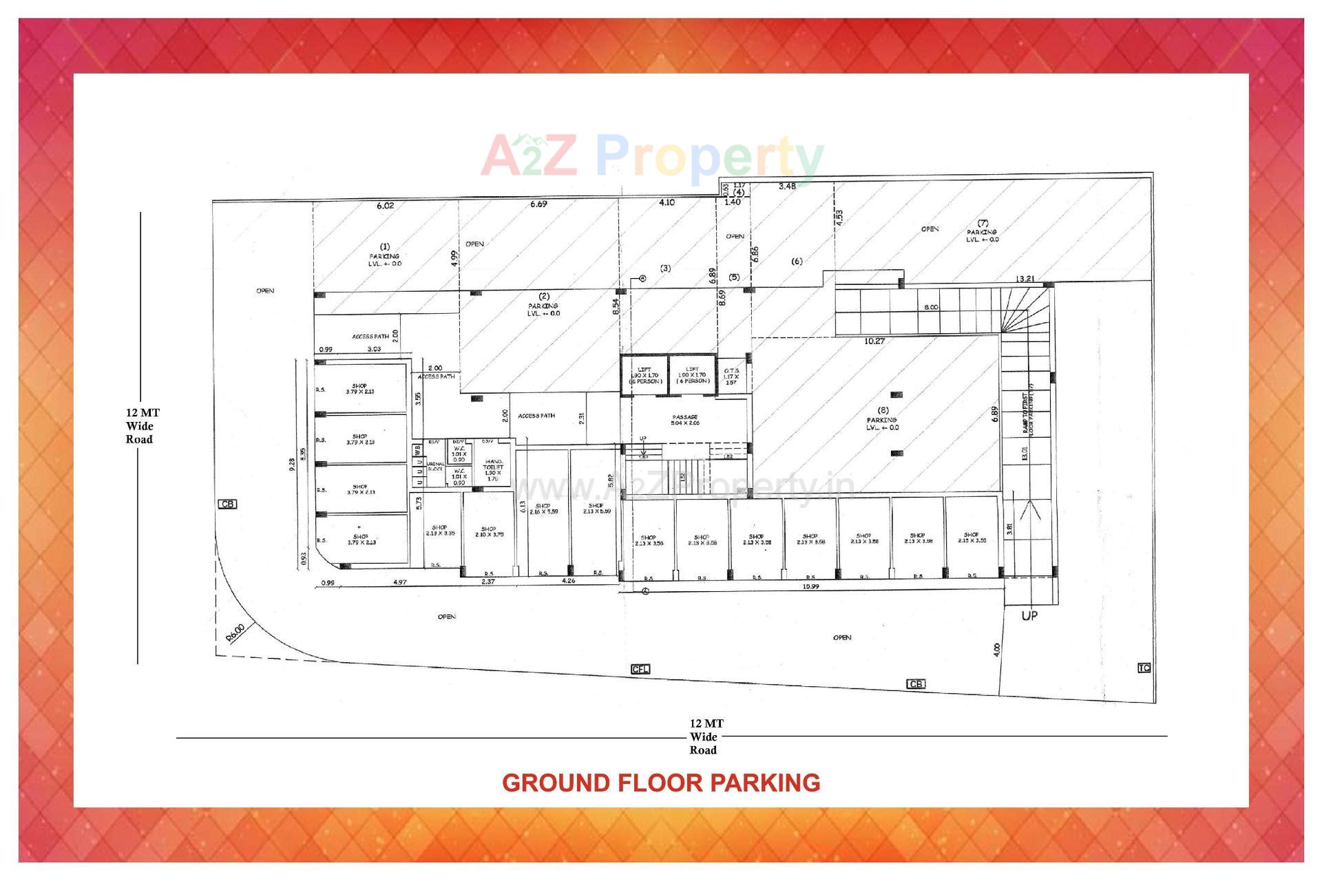 Layout of real estate project Sunstar Villa located at Rajkot, Rajkot, Gujarat