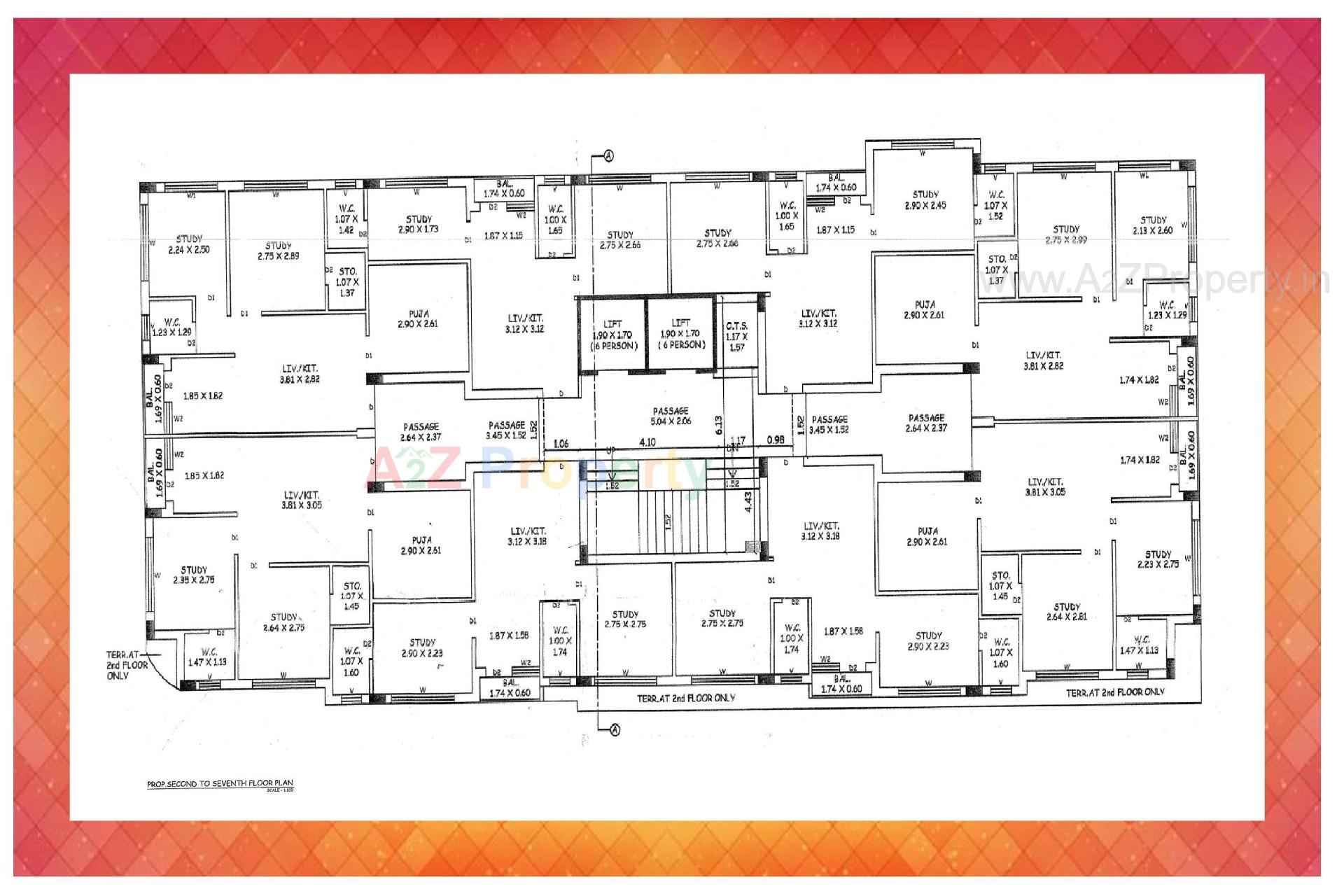 Layout of real estate project Sunstar Villa located at Rajkot, Rajkot, Gujarat