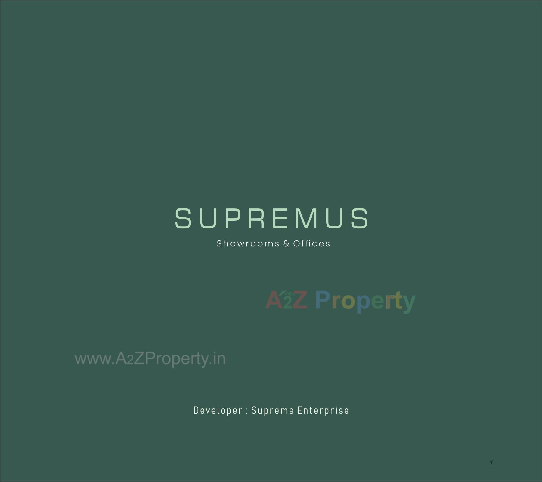  of real estate project Supremus located at Raiya, Rajkot, Gujarat