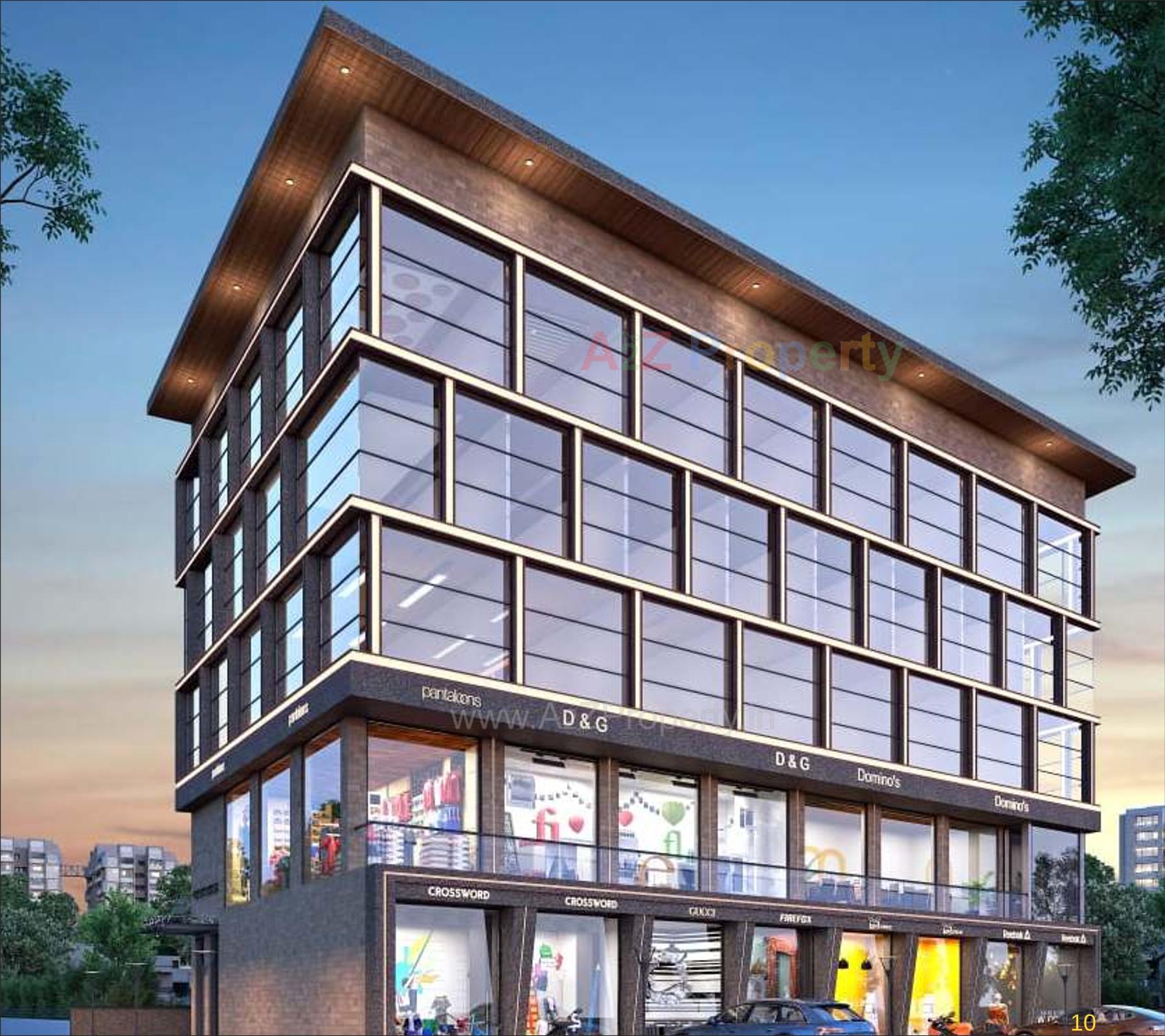 3D Elevation of real estate project Supremus located at Raiya, Rajkot, Gujarat