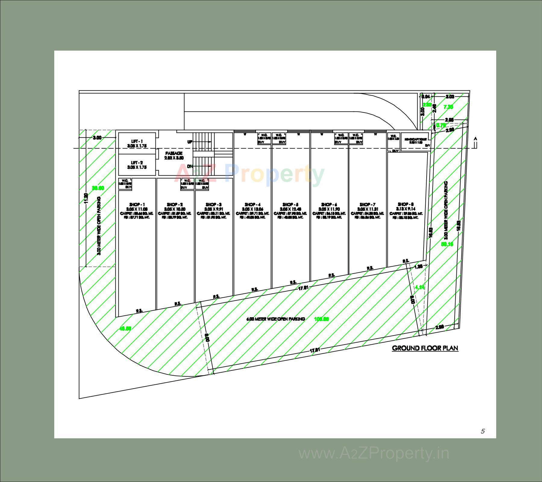  of real estate project Supremus located at Raiya, Rajkot, Gujarat