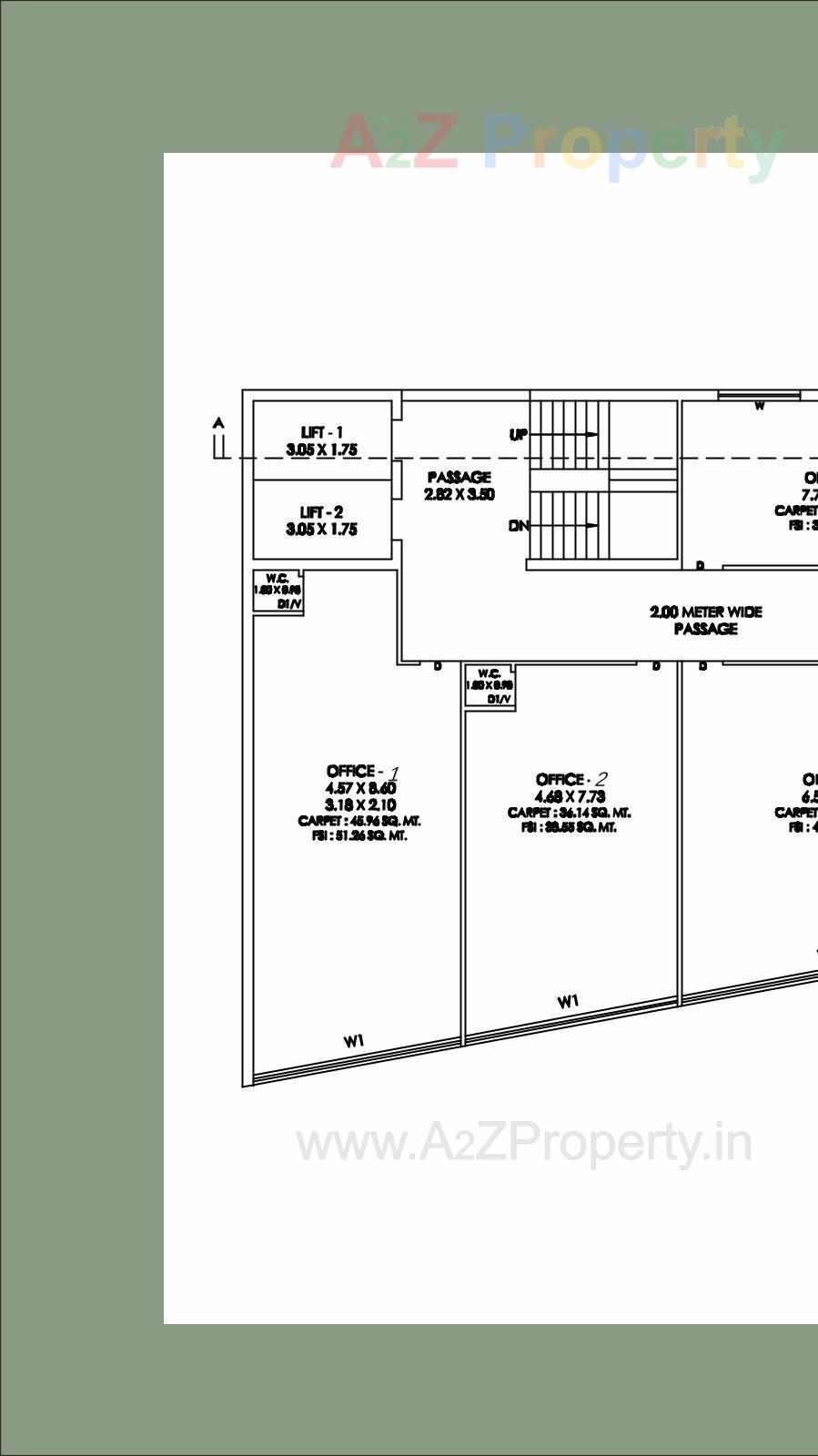Layout of real estate project Supremus located at Raiya, Rajkot, Gujarat