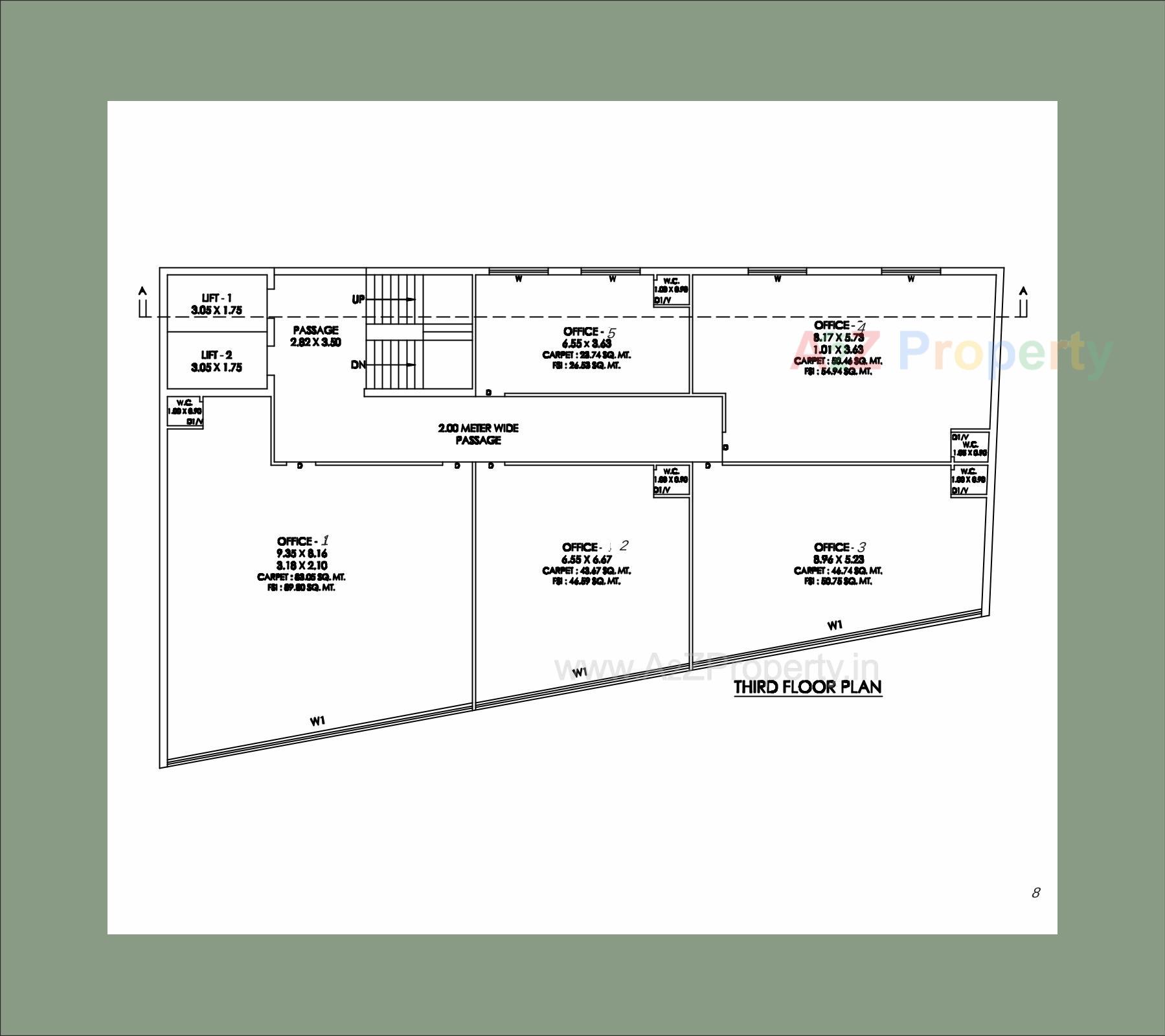  of real estate project Supremus located at Raiya, Rajkot, Gujarat