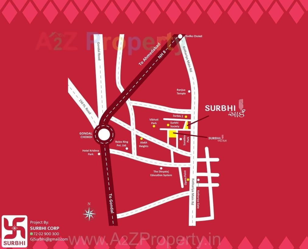  of real estate project Surbhi Arc located at Kothariya, Rajkot, Gujarat
