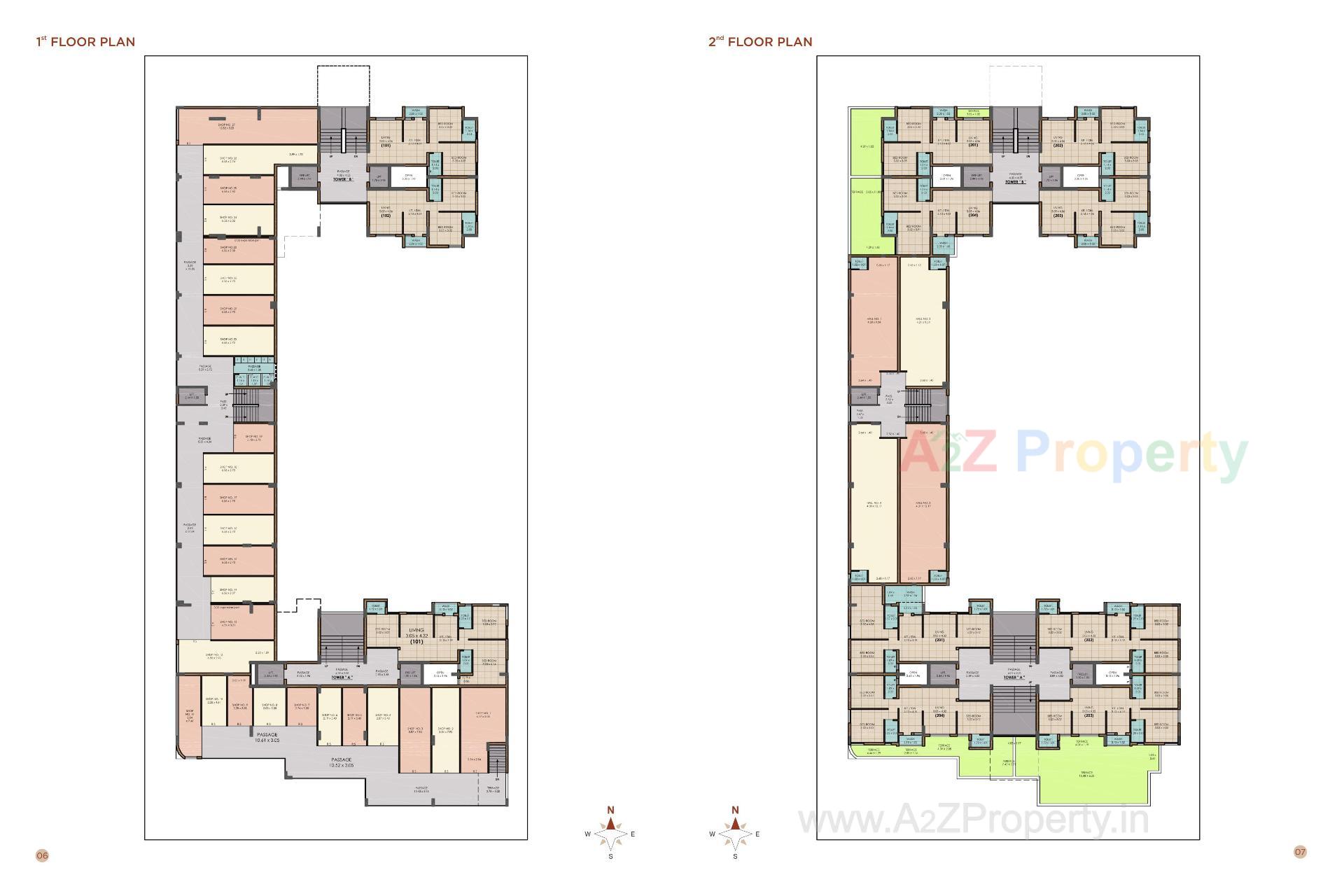 Layout of real estate project Surbhi Possible   0 located at Kothariya, Rajkot, Gujarat
