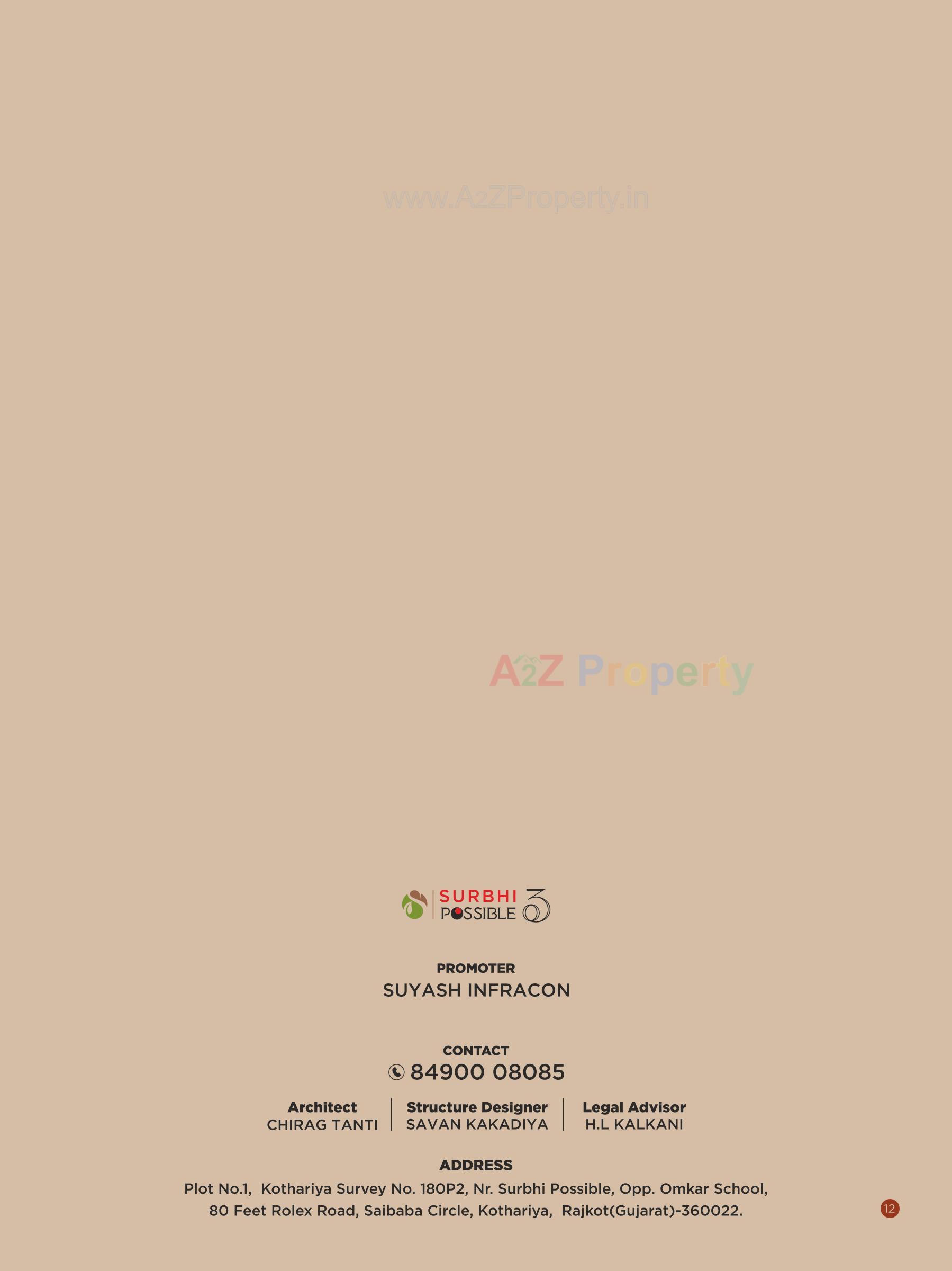  of real estate project Surbhi Possible   0 located at Kothariya, Rajkot, Gujarat